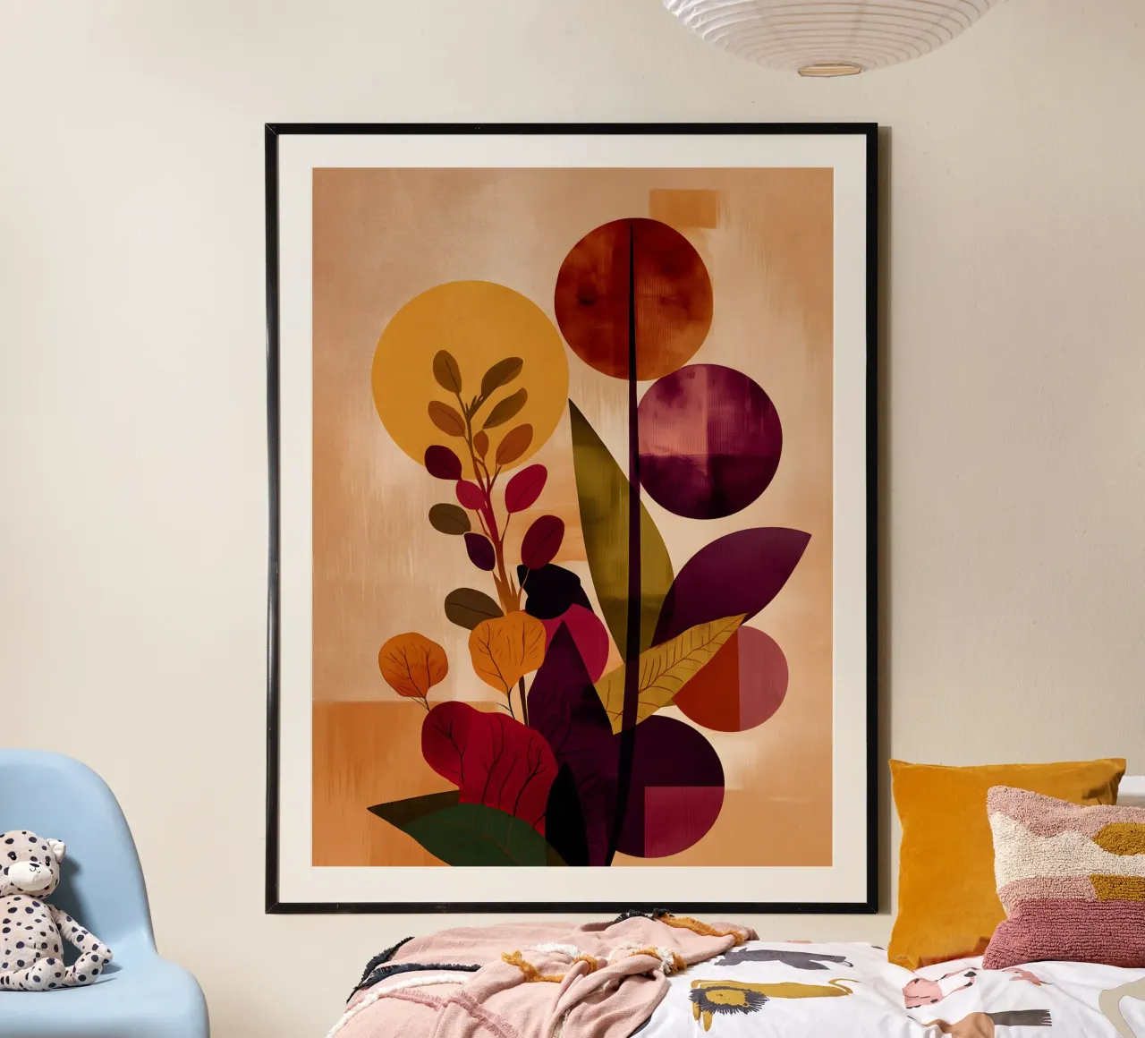 Abstract Botanical Shapes poster da Gypsy Galleria