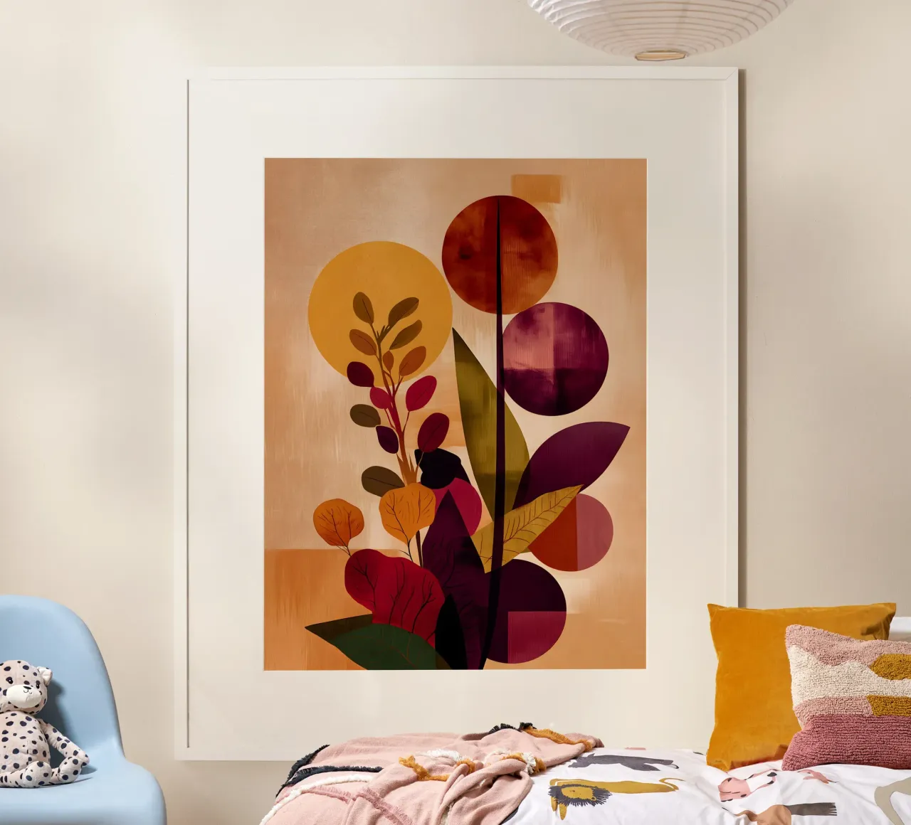 Abstract Botanical Shapes poster da Gypsy Galleria