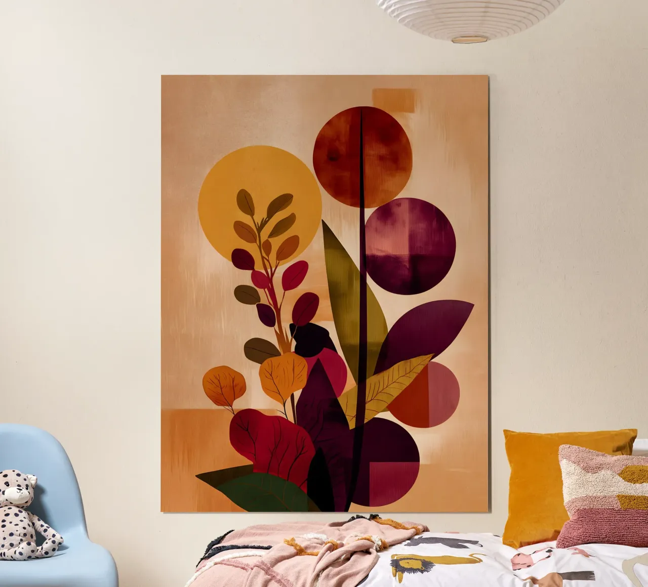 Abstract Botanical Shapes poster da Gypsy Galleria