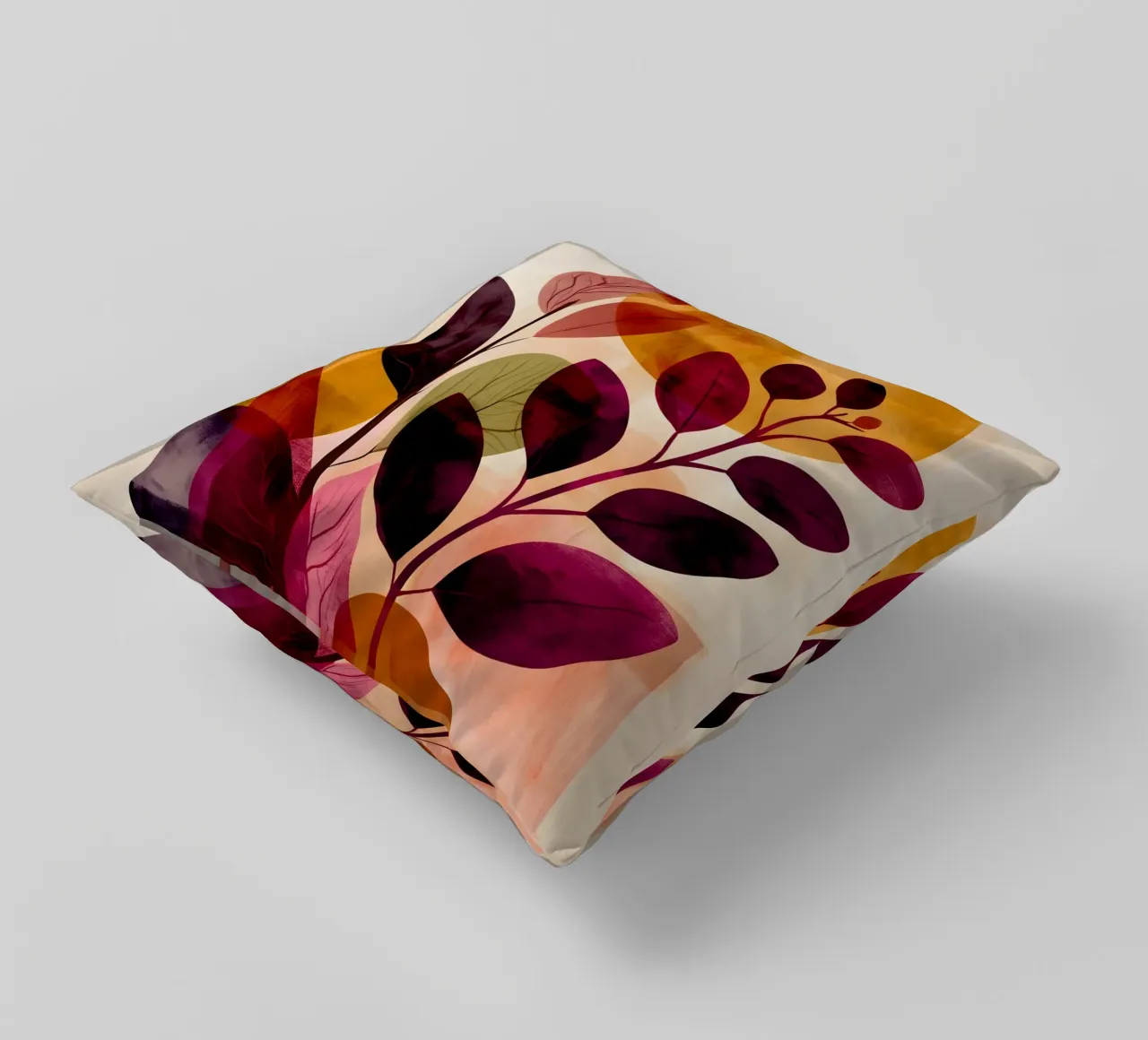 Abstract Botanical Shapes cuscino da Gypsy Galleria