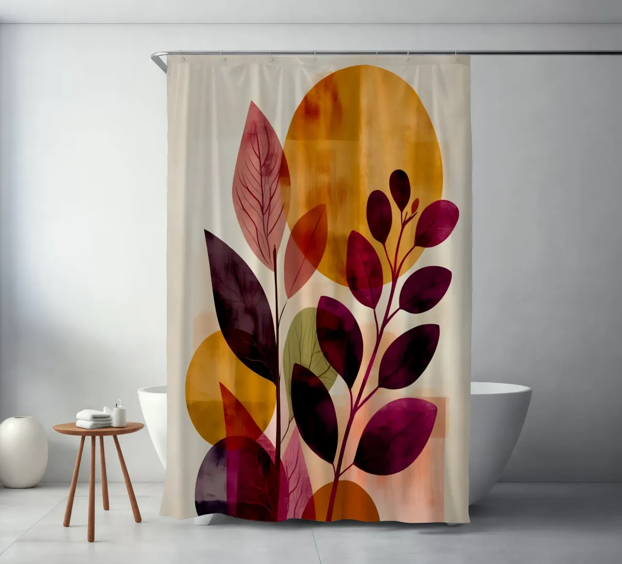 Abstract Botanical Shapes tenda da doccia da Gypsy Galleria