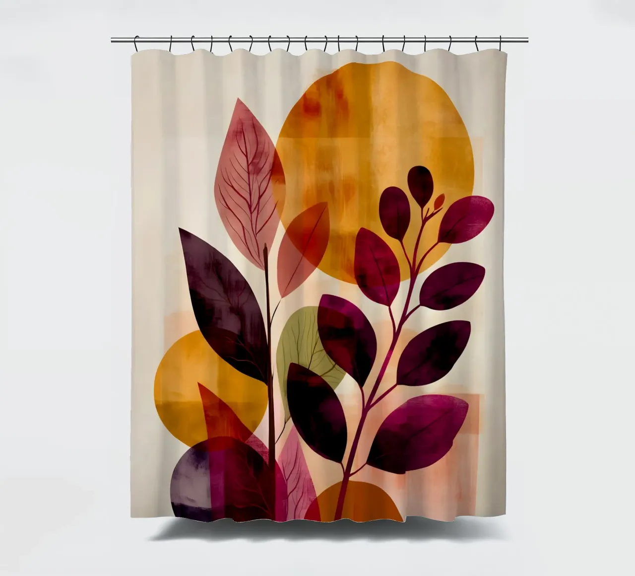 Abstract Botanical Shapes tenda da doccia da Gypsy Galleria