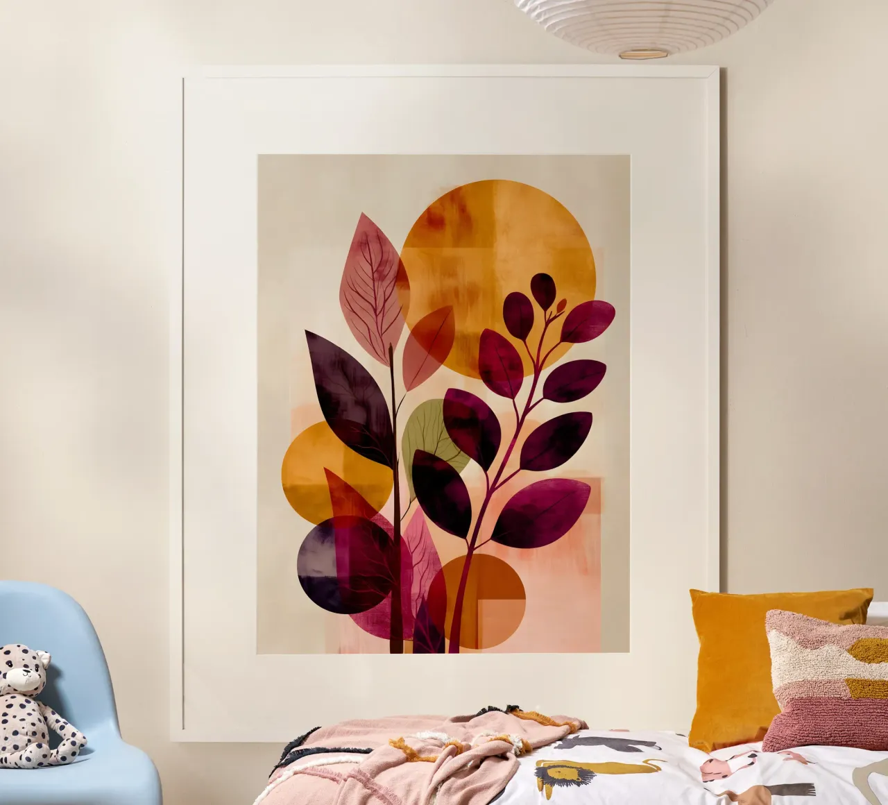 Abstract Botanical Shapes poster da Gypsy Galleria