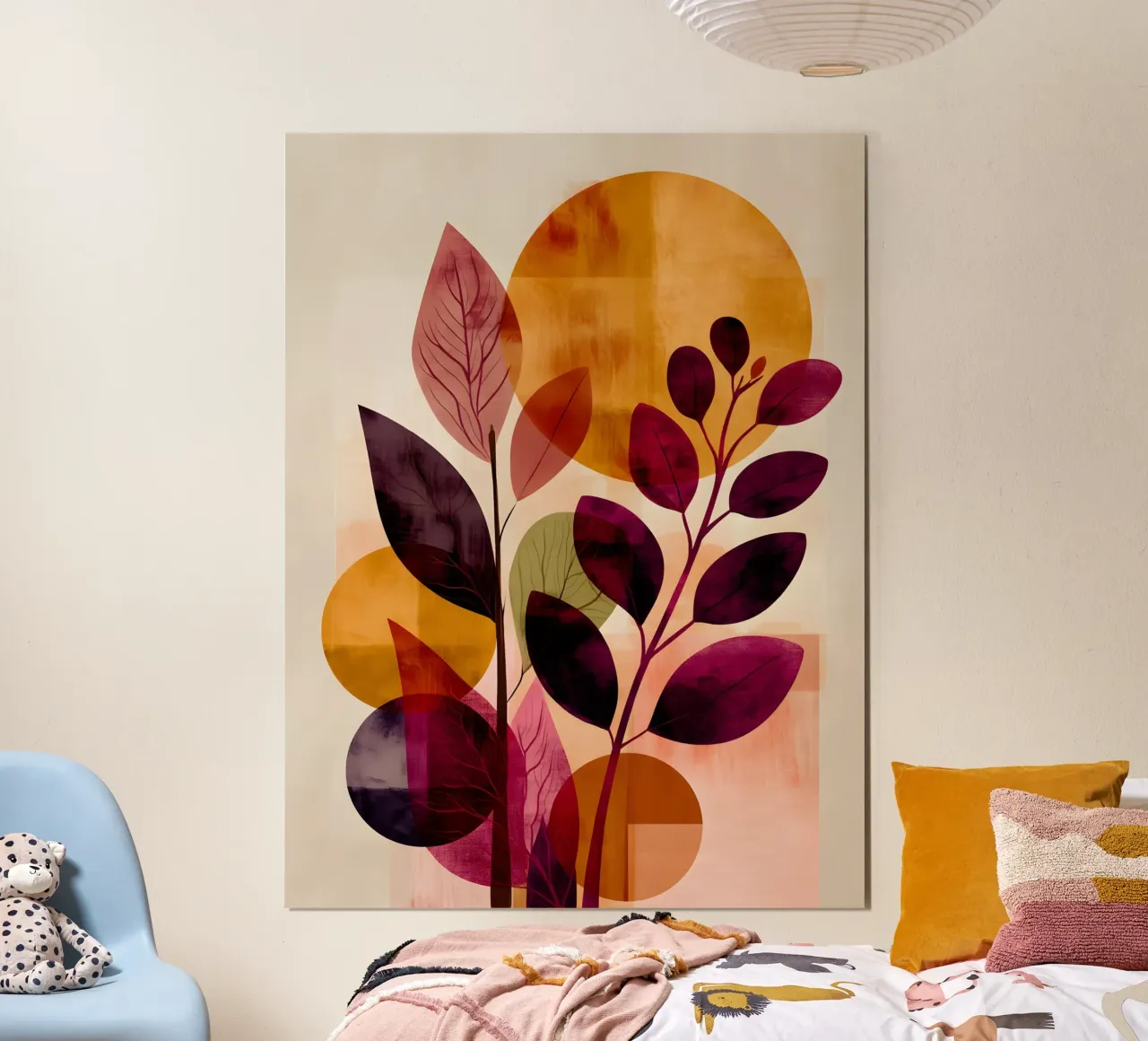 Abstract Botanical Shapes poster da Gypsy Galleria