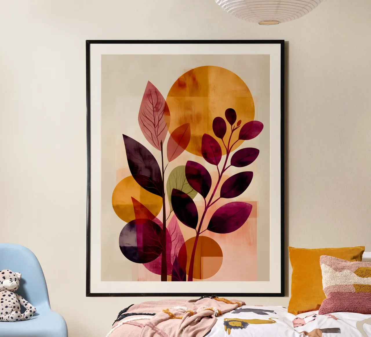 Abstract Botanical Shapes poster da Gypsy Galleria