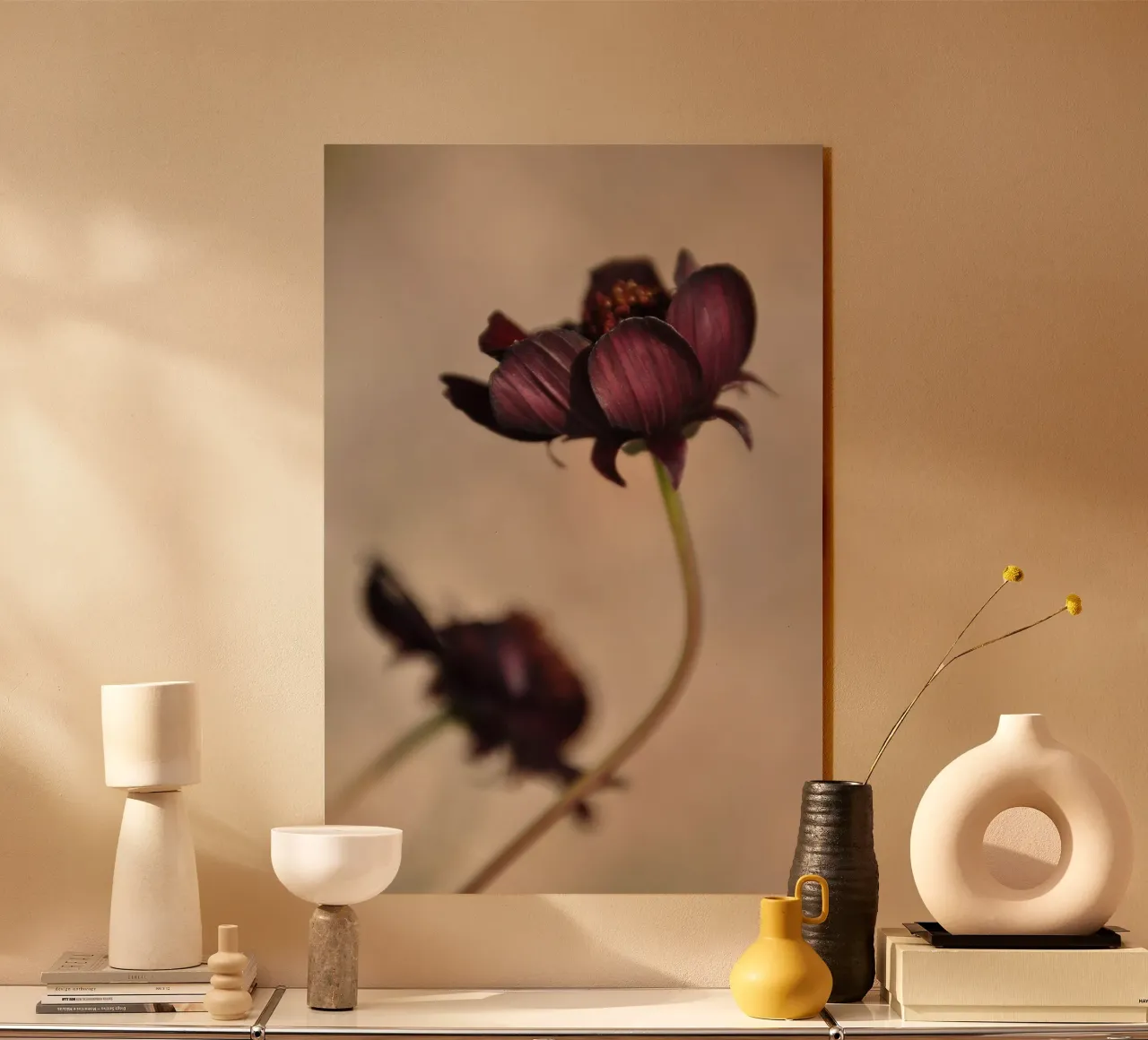 Schokoblume plexiglass da Visuelle Poesie am Wegesrand