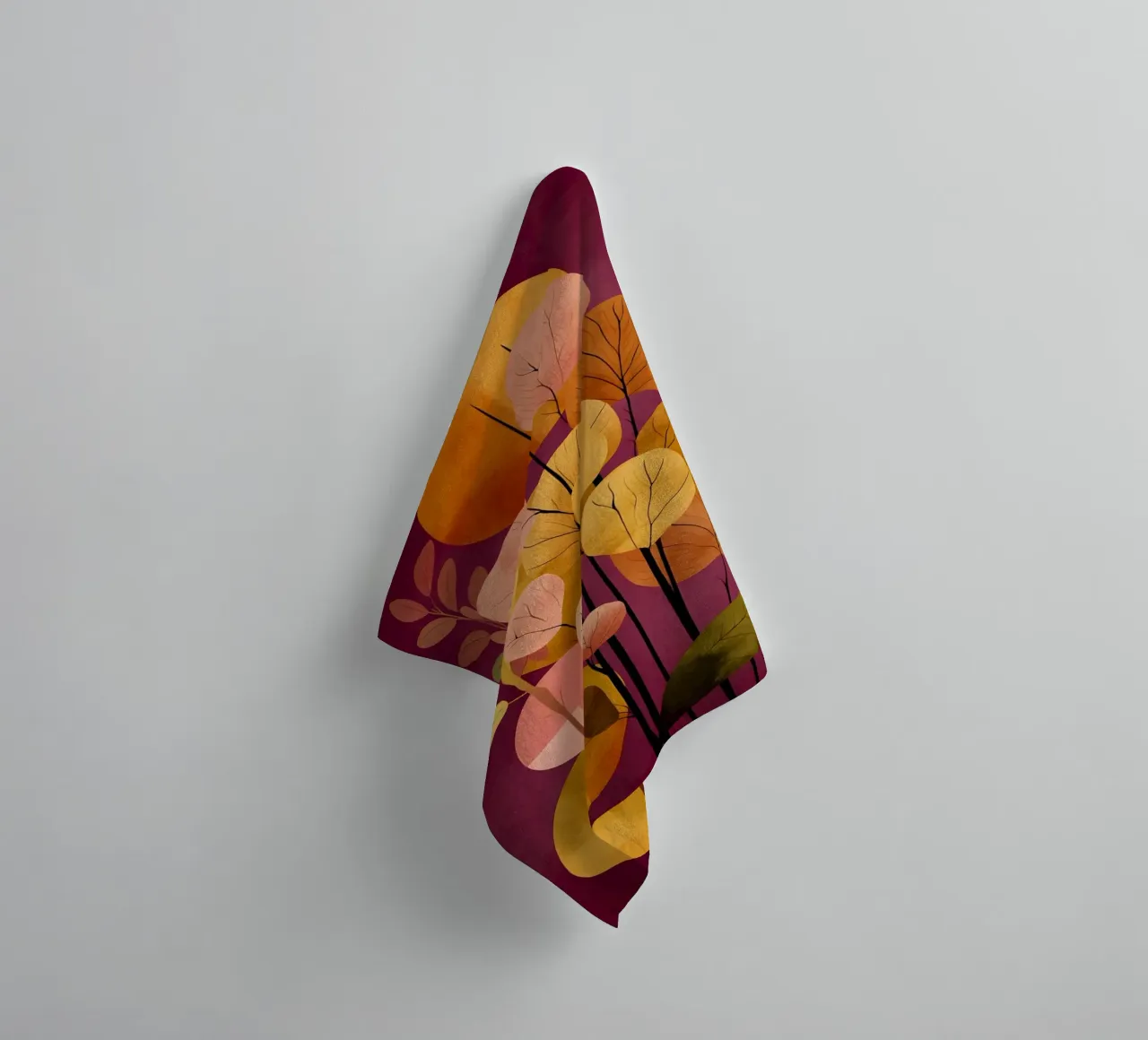Abstract Botanical Shapes asciugamano da bagno da Gypsy Galleria