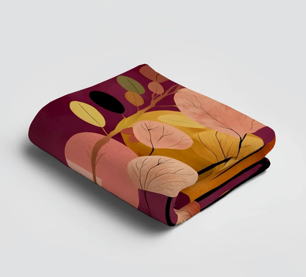 Abstract Botanical Shapes asciugamano da bagno da Gypsy Galleria