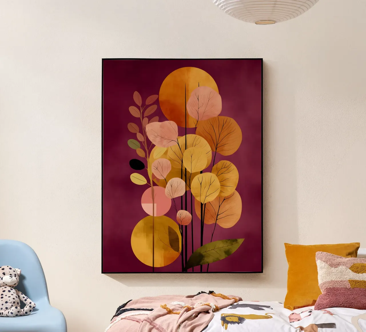 Abstract Botanical Shapes plexiglass da Gypsy Galleria