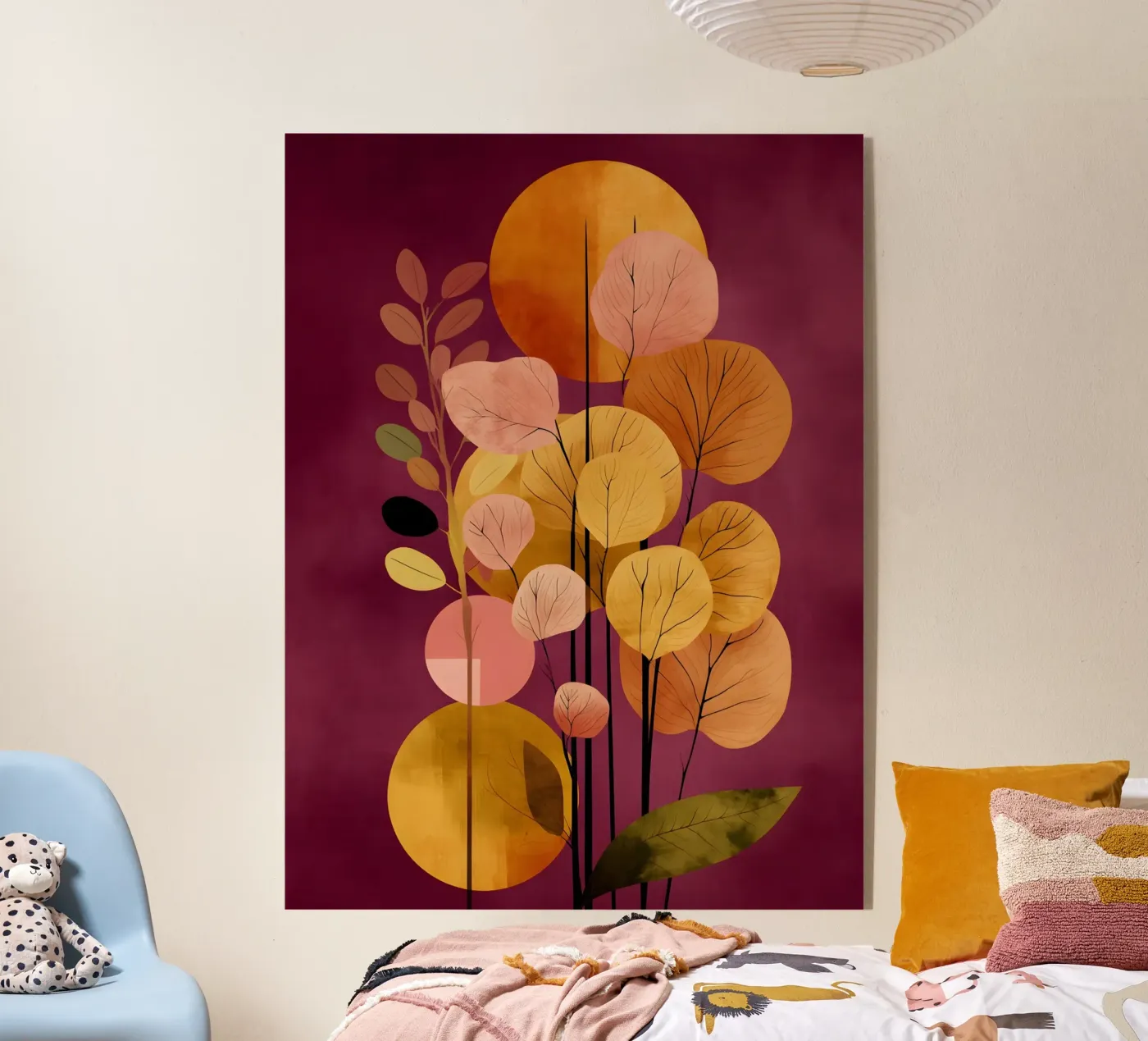 Abstract Botanical Shapes plexiglass da Gypsy Galleria