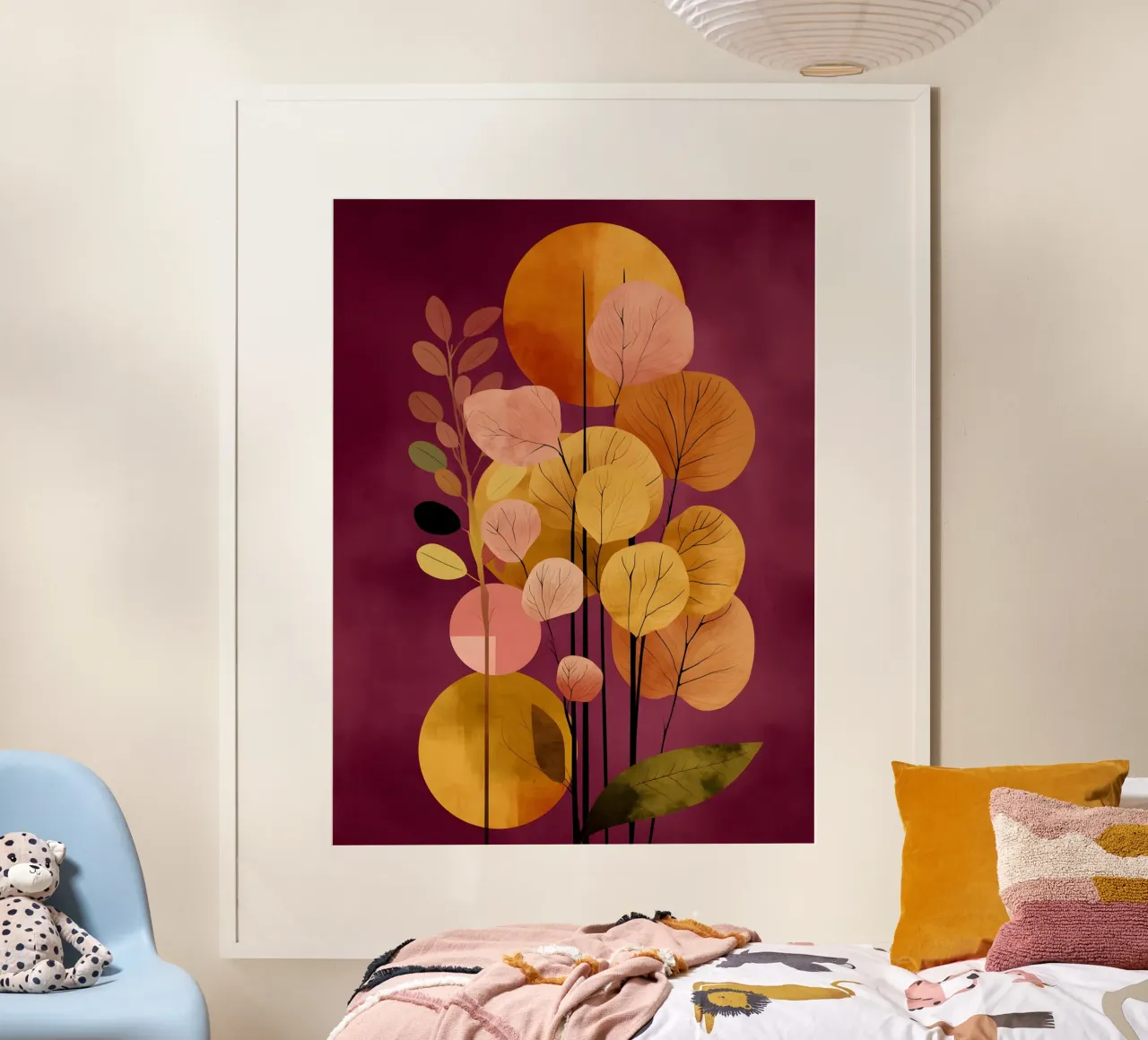 Abstract Botanical Shapes poster da Gypsy Galleria