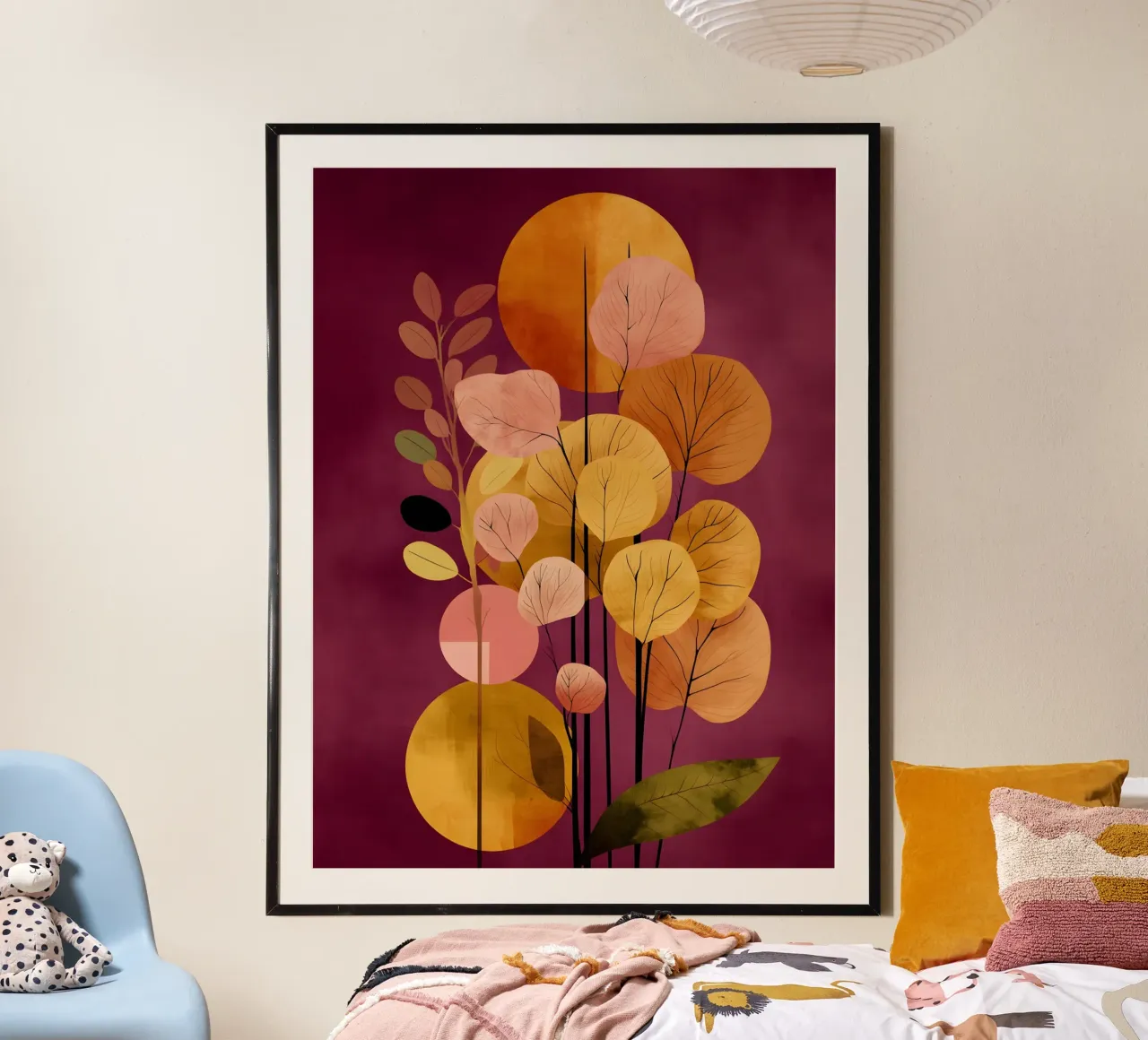 Abstract Botanical Shapes poster da Gypsy Galleria