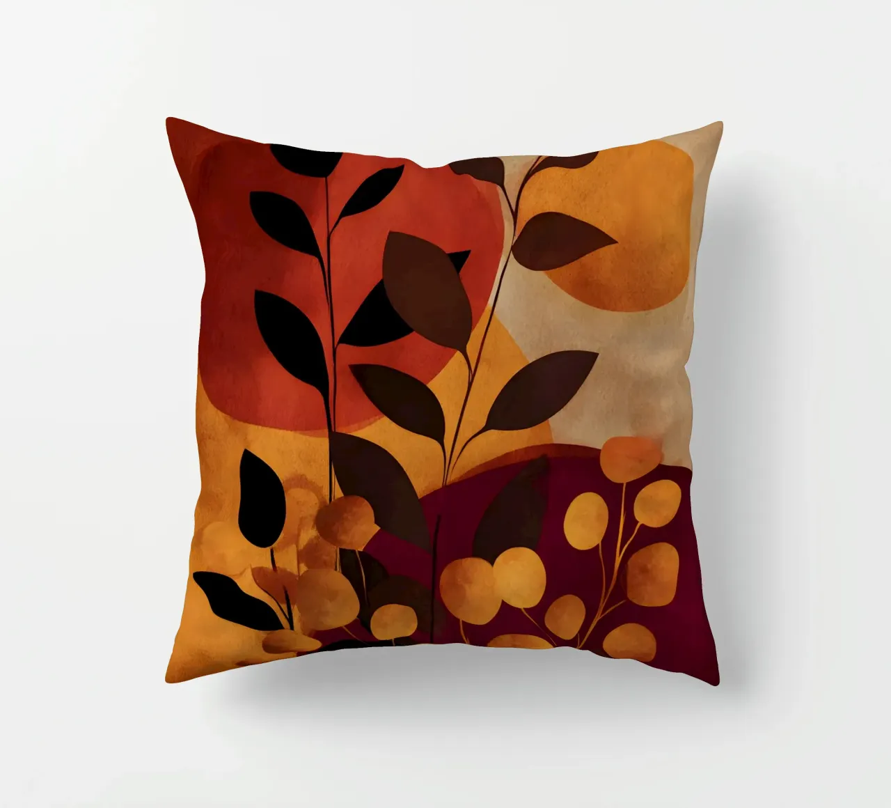 Abstract Botanical Shapes cuscino da Gypsy Galleria