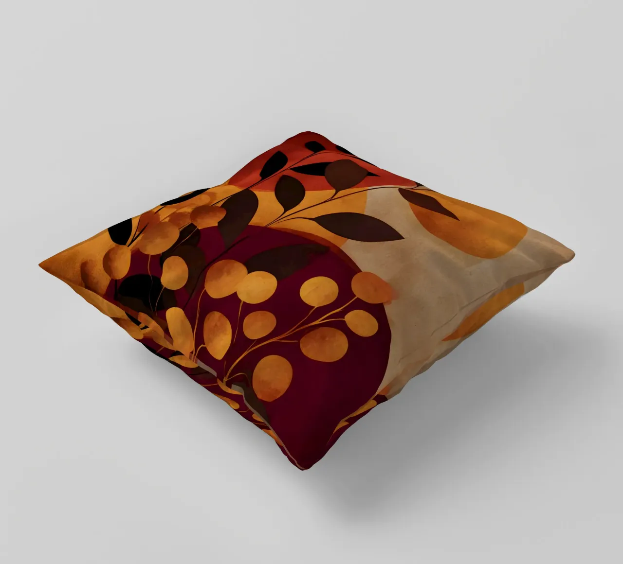 Abstract Botanical Shapes cuscino da Gypsy Galleria