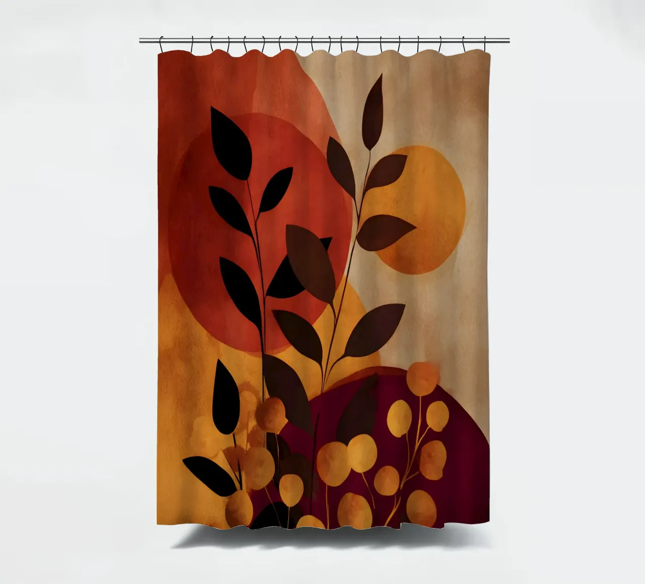 Abstract Botanical Shapes tenda da doccia da Gypsy Galleria