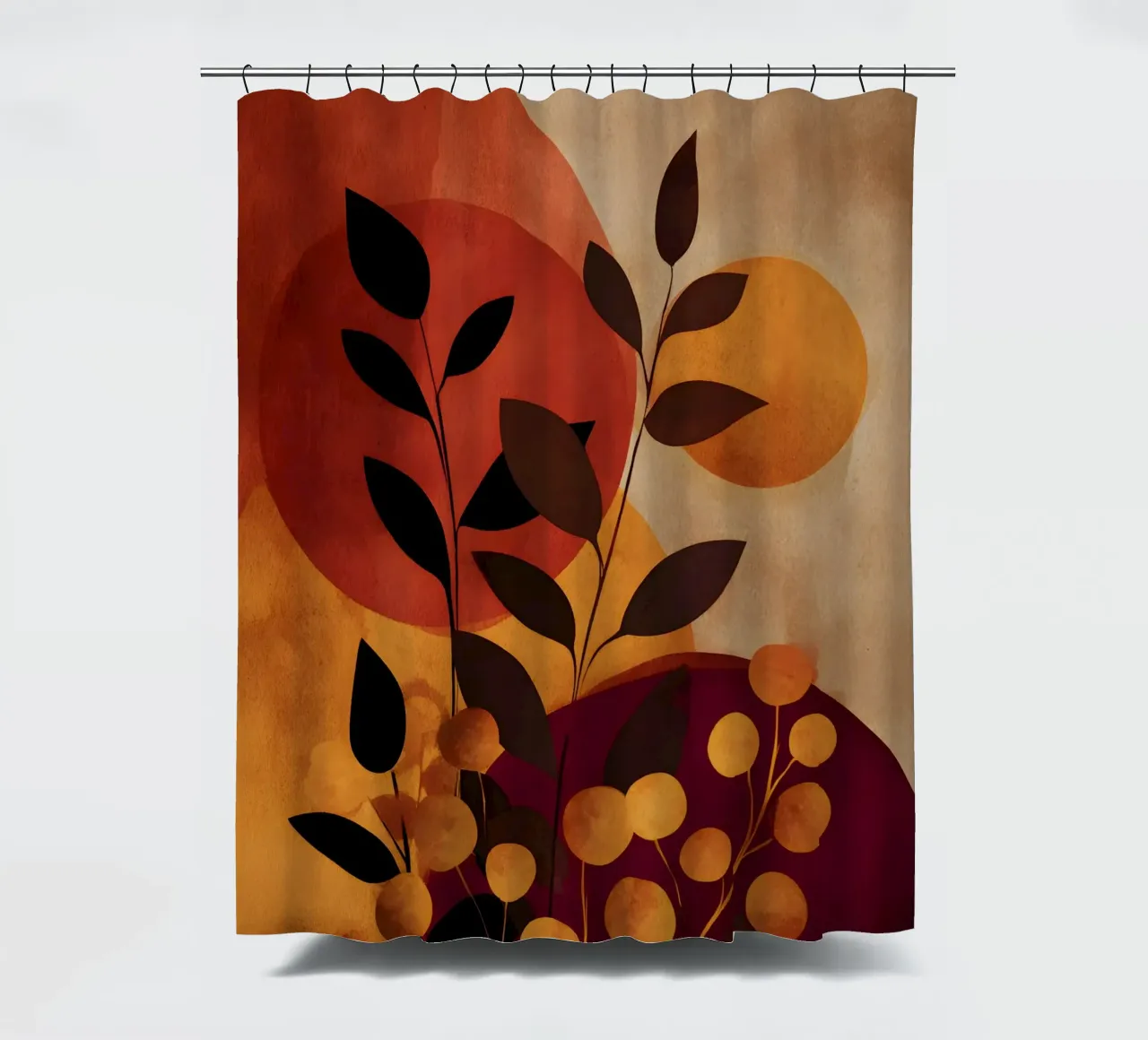 Abstract Botanical Shapes tenda da doccia da Gypsy Galleria