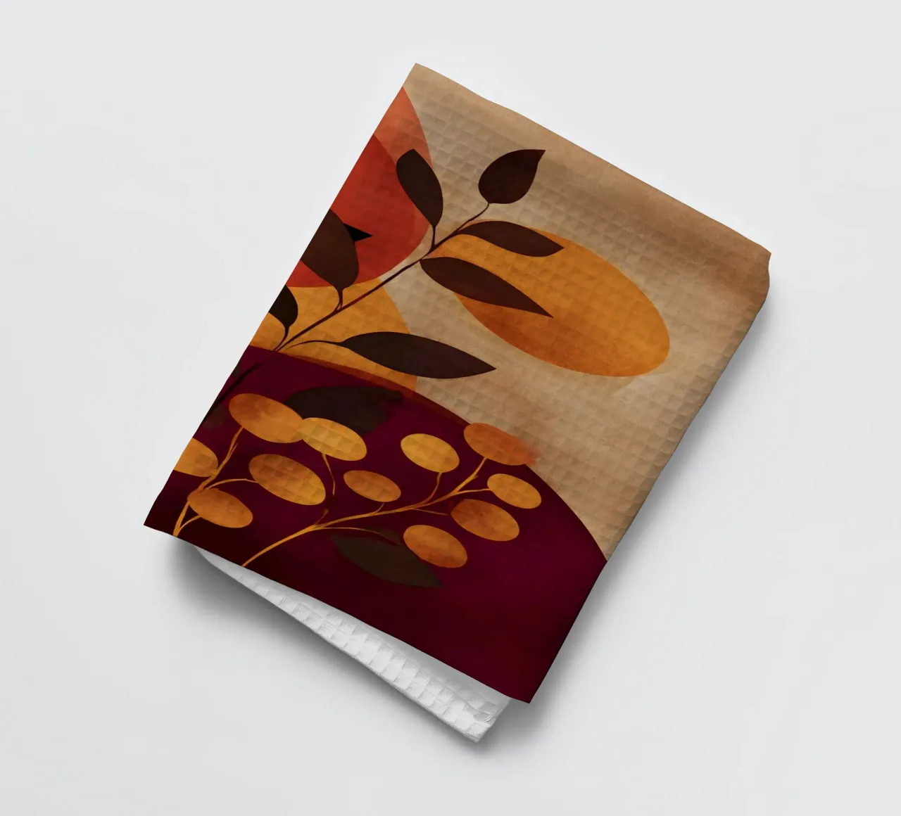 Abstract Botanical Shapes torchon de Gypsy Galleria