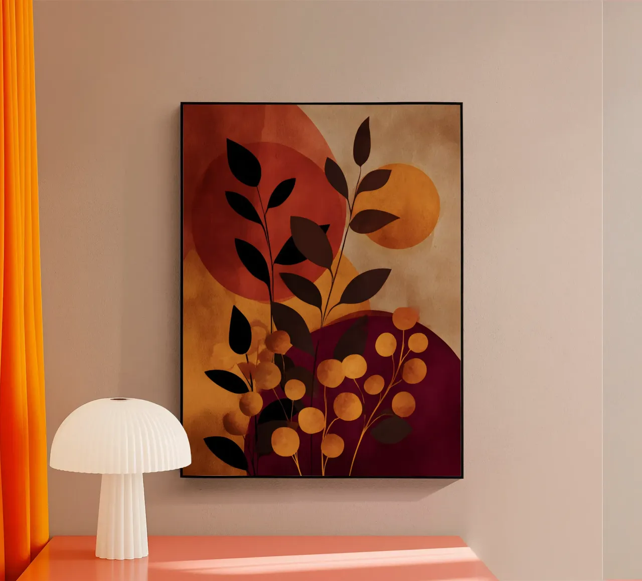 Abstract Botanical Shapes plexiglass da Gypsy Galleria