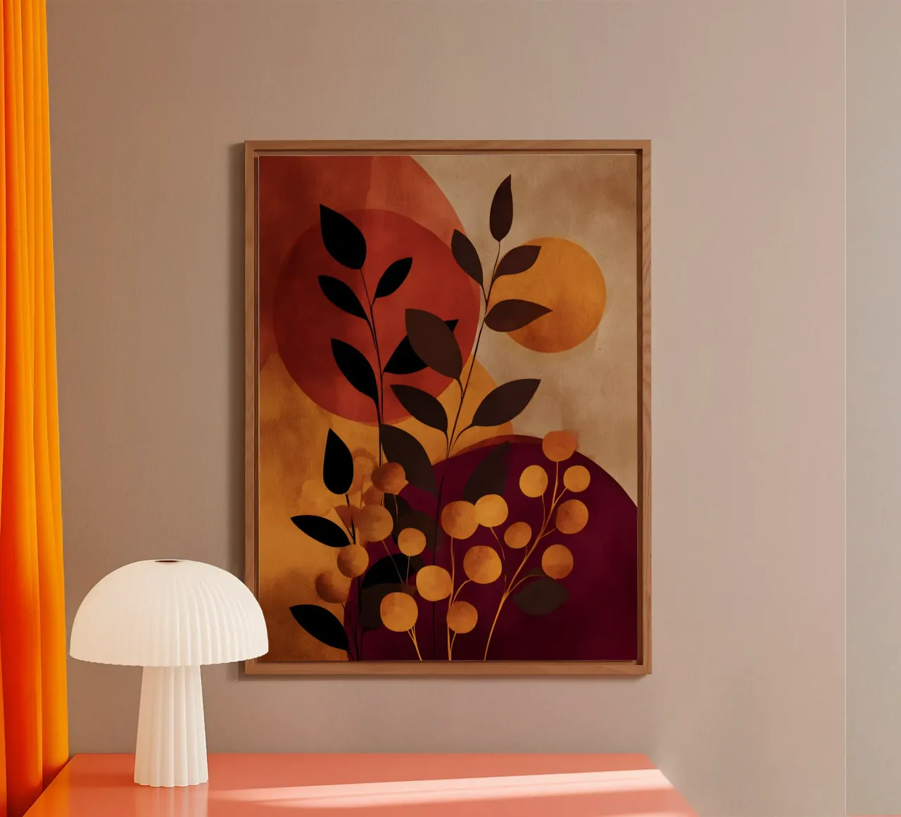 Abstract Botanical Shapes alluminio dibond da Gypsy Galleria