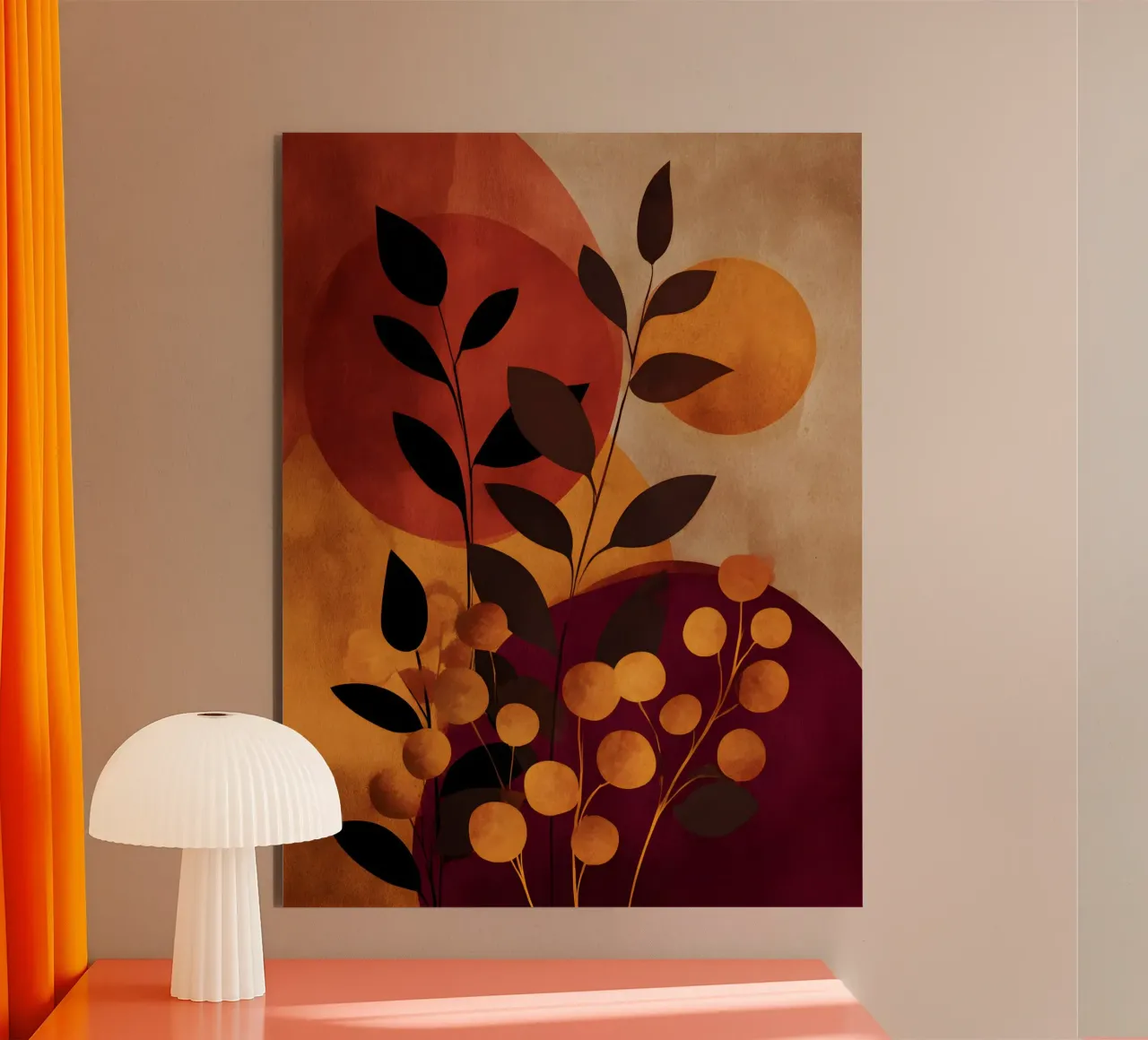 Abstract Botanical Shapes alluminio dibond da Gypsy Galleria