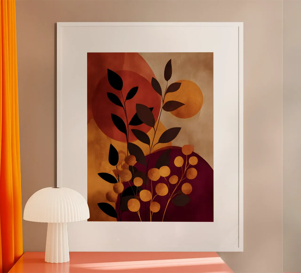 Abstract Botanical Shapes poster da Gypsy Galleria