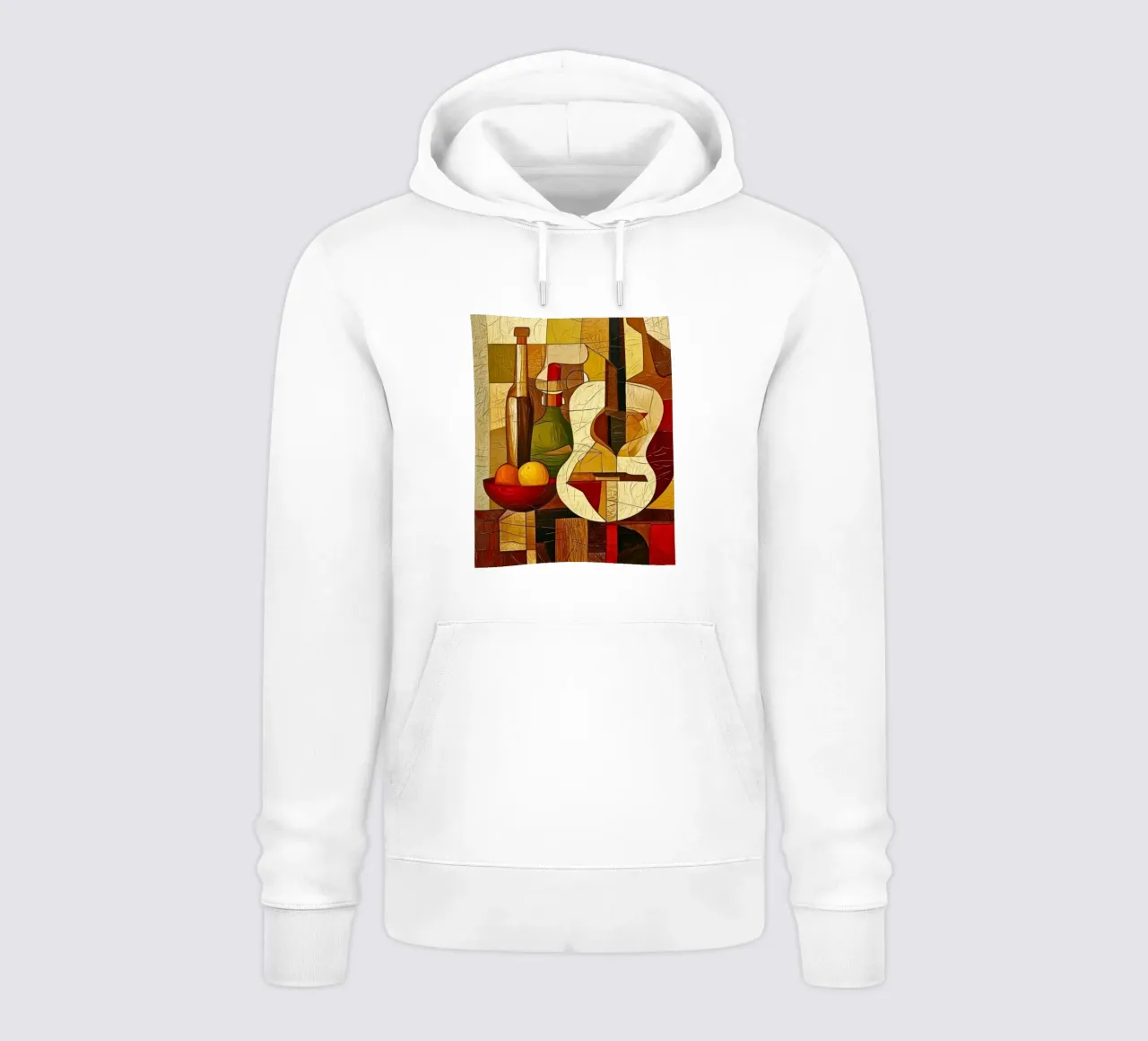 Bella chitarra Picasso felpa con cappuccio da Günstiger Laden