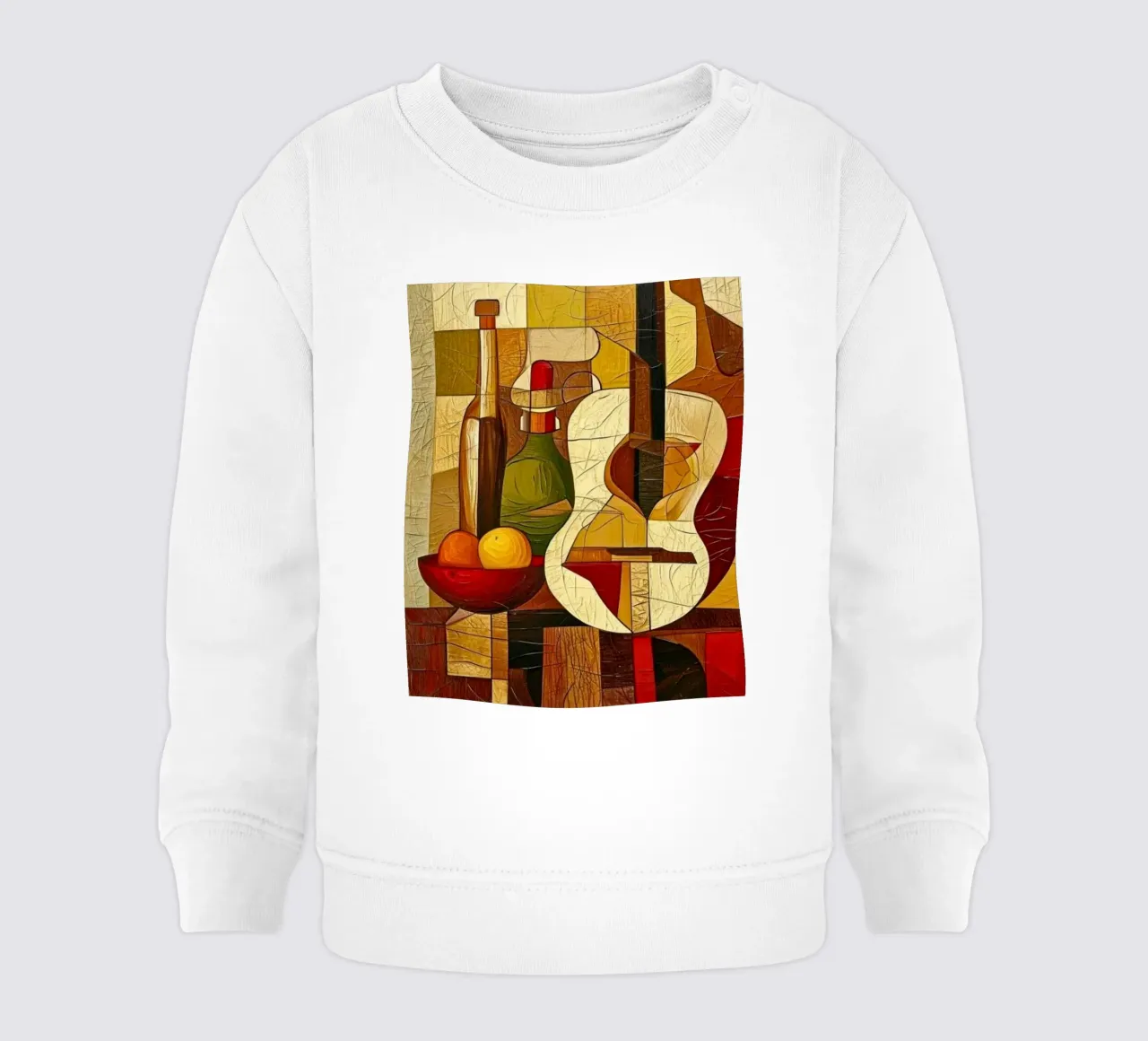 Bella chitarra Picasso felpa neonato da Günstiger Laden
