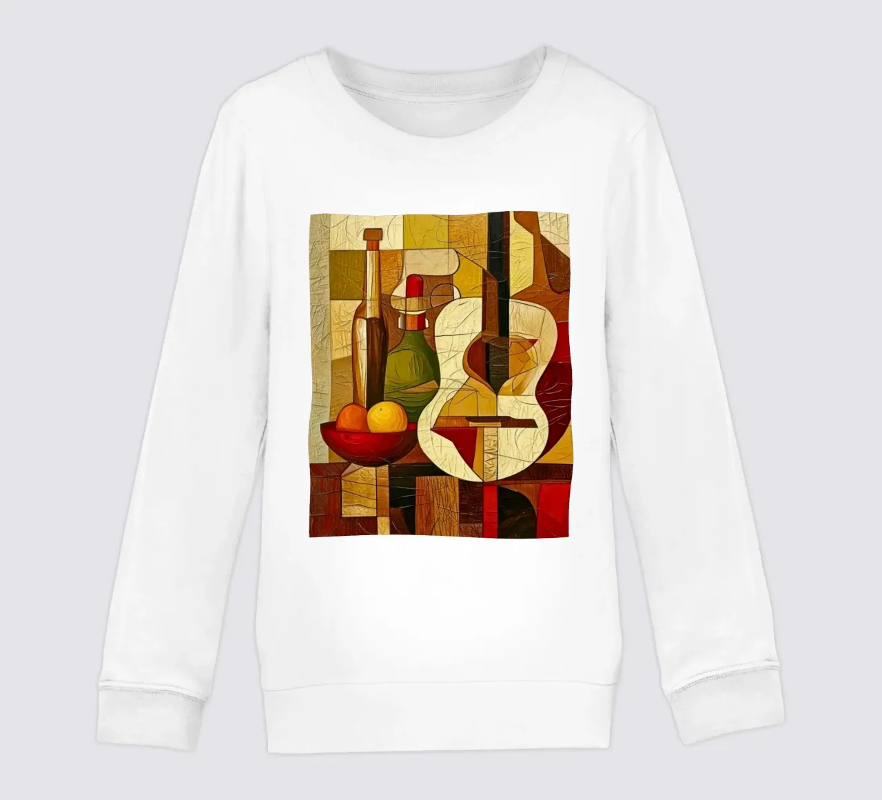 Bella chitarra Picasso felpa bambino da Günstiger Laden