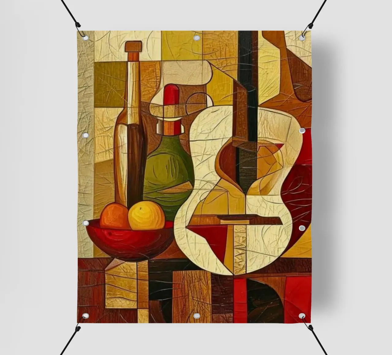 Bella chitarra Picasso telo in pvc da Günstiger Laden