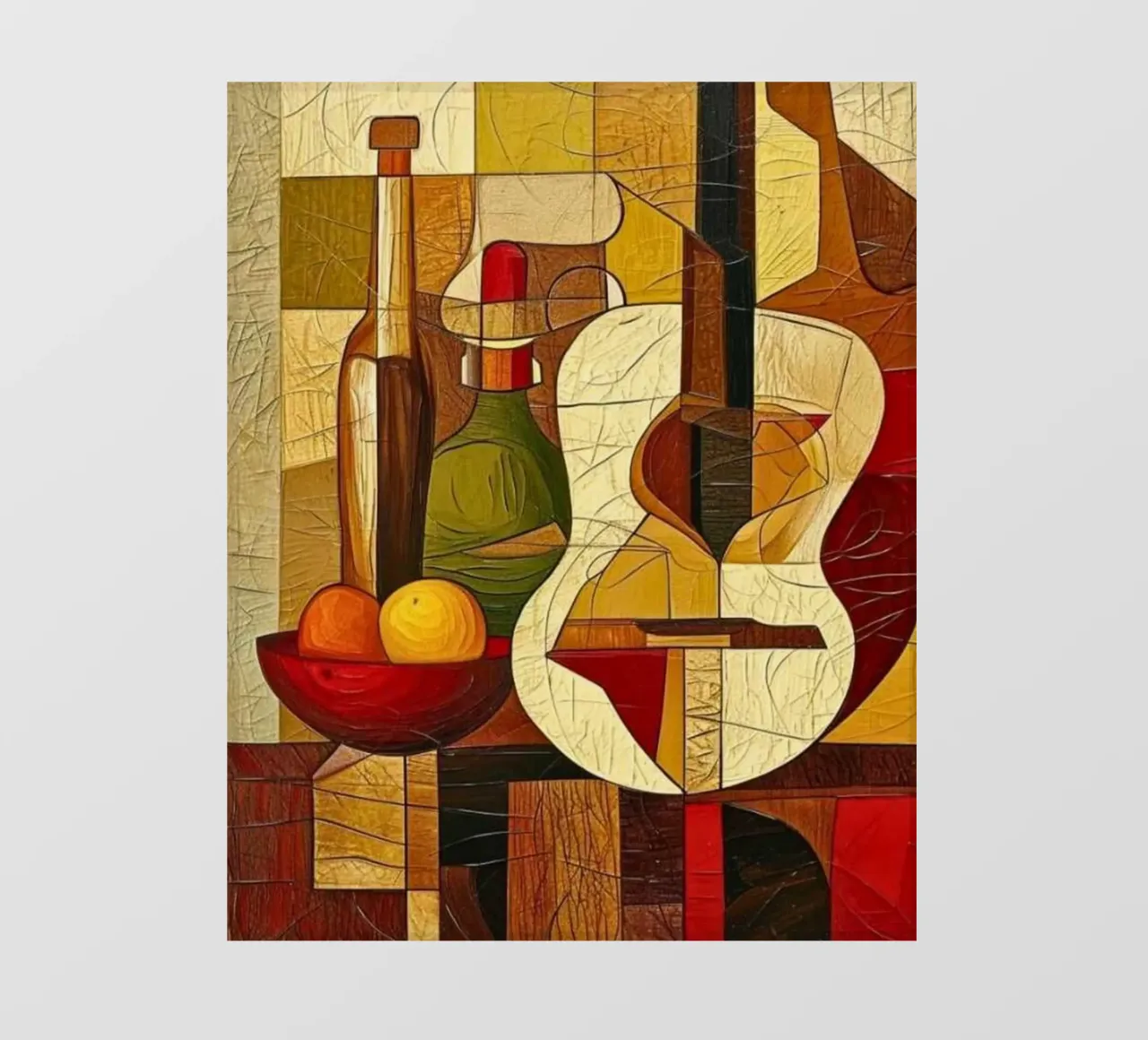 Bella chitarra Picasso telo in pvc da Günstiger Laden