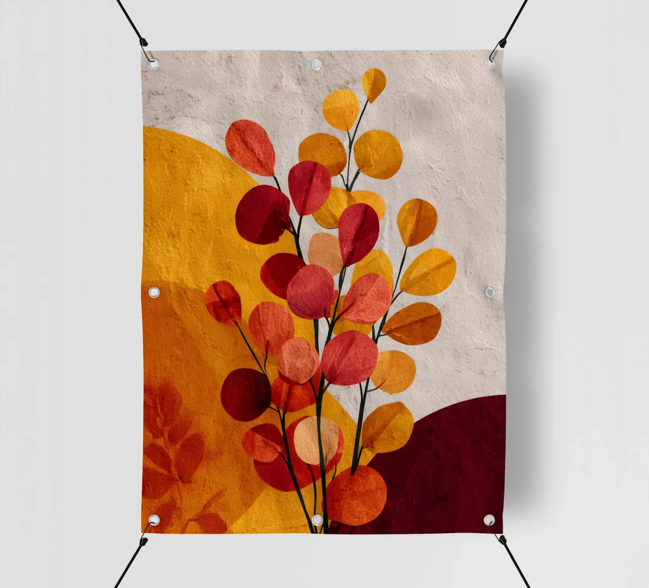 Abstract Botanical Shapes telo in pvc da Gypsy Galleria