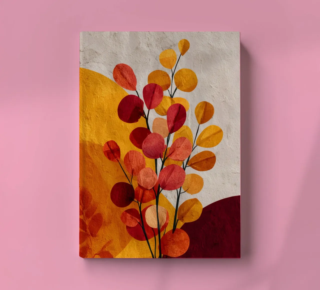 Abstract Botanical Shapes notebook by Gypsy Galleria
