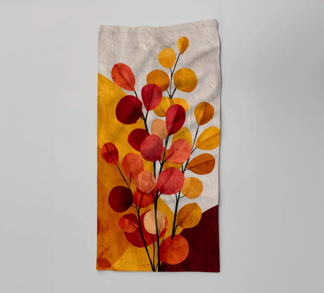 Abstract Botanical Shapes asciugamano da bagno da Gypsy Galleria