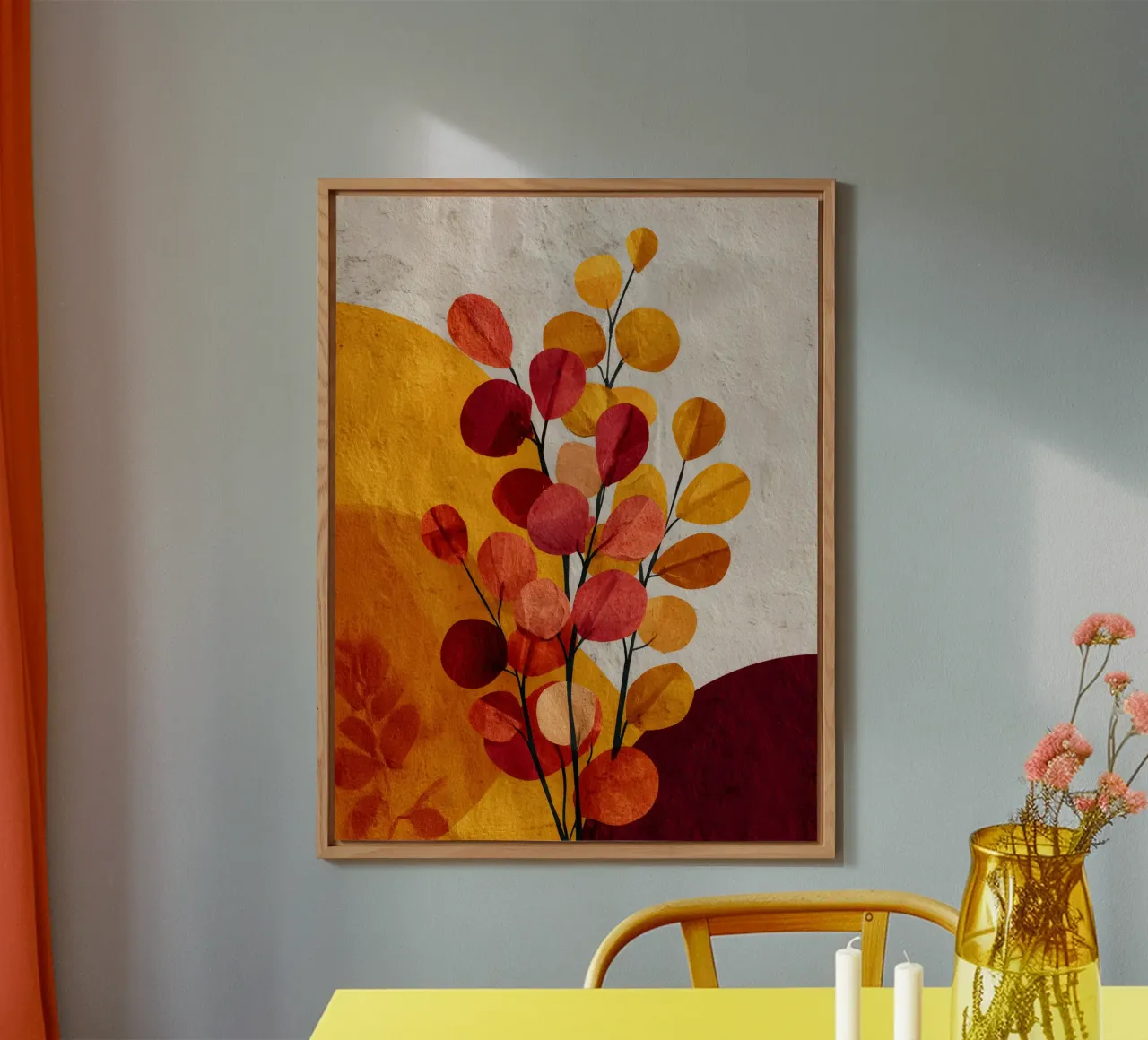 Abstract Botanical Shapes alluminio dibond da Gypsy Galleria