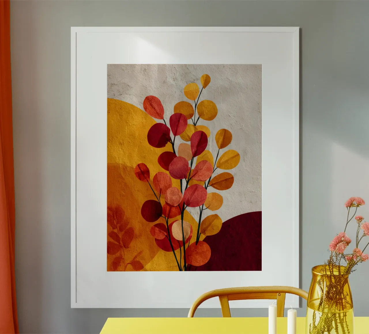 Abstract Botanical Shapes carta hahnemühle da Gypsy Galleria