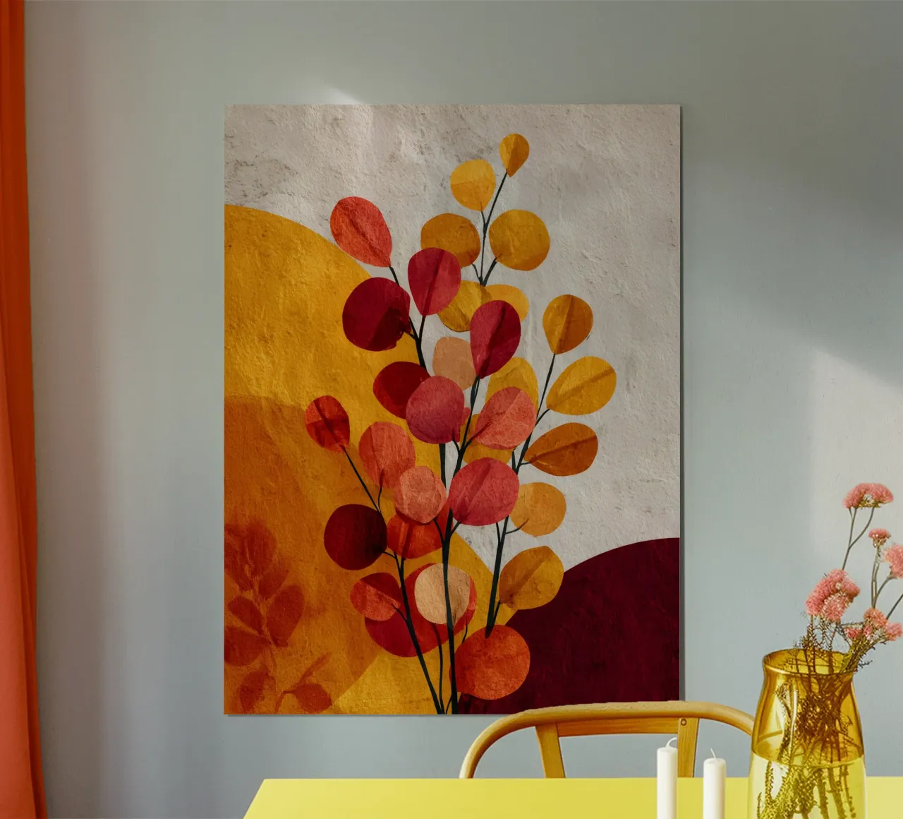 Abstract Botanical Shapes carta hahnemühle da Gypsy Galleria