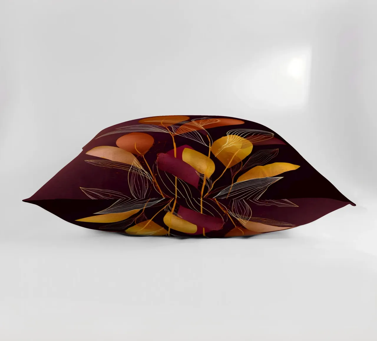 Abstract Botanical Shapes cuscino da Gypsy Galleria