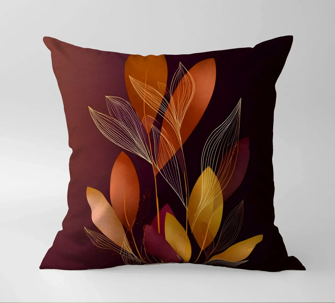 Abstract Botanical Shapes cuscino da Gypsy Galleria