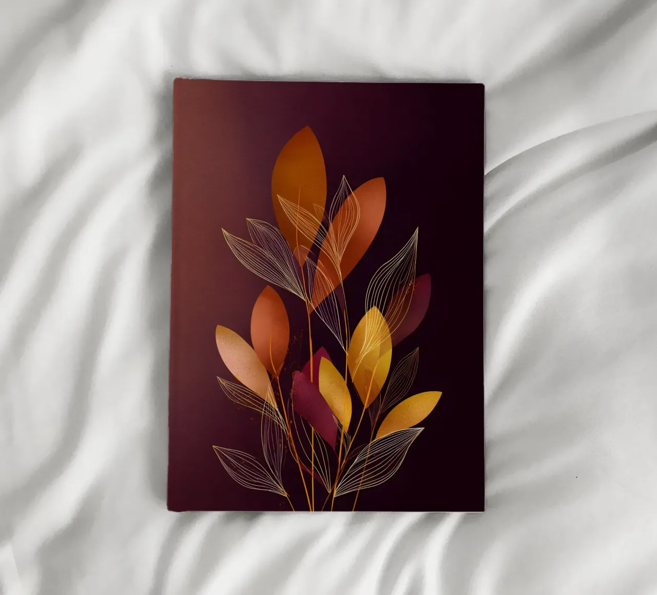 Abstract Botanical Shapes notebook by Gypsy Galleria