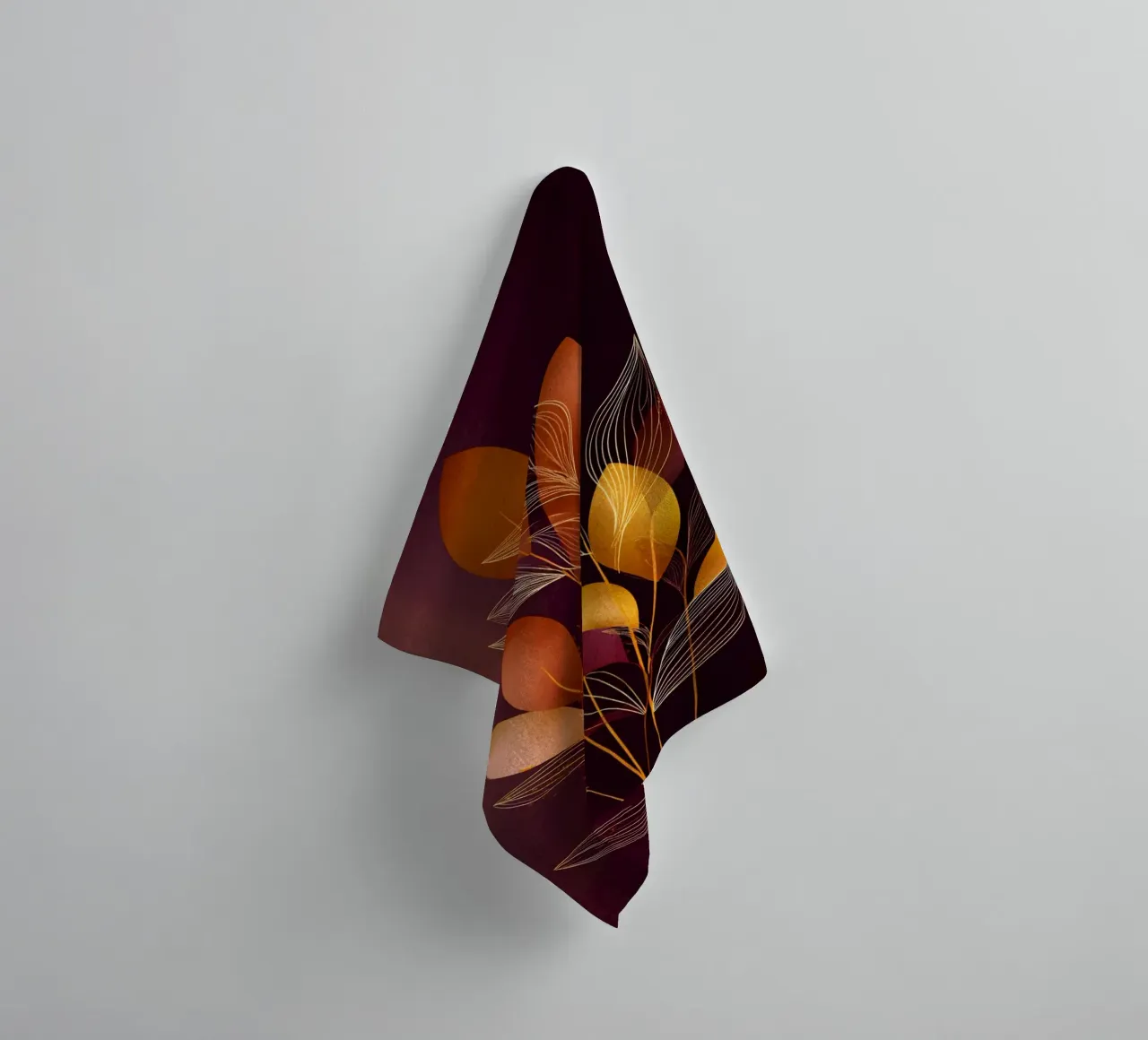 Abstract Botanical Shapes asciugamano da bagno da Gypsy Galleria