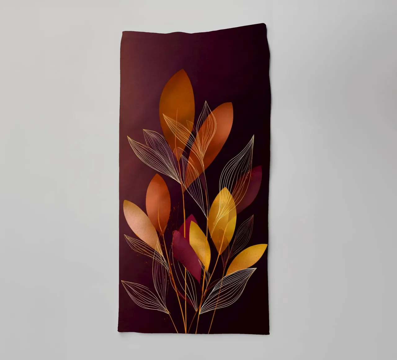 Abstract Botanical Shapes asciugamano da bagno da Gypsy Galleria