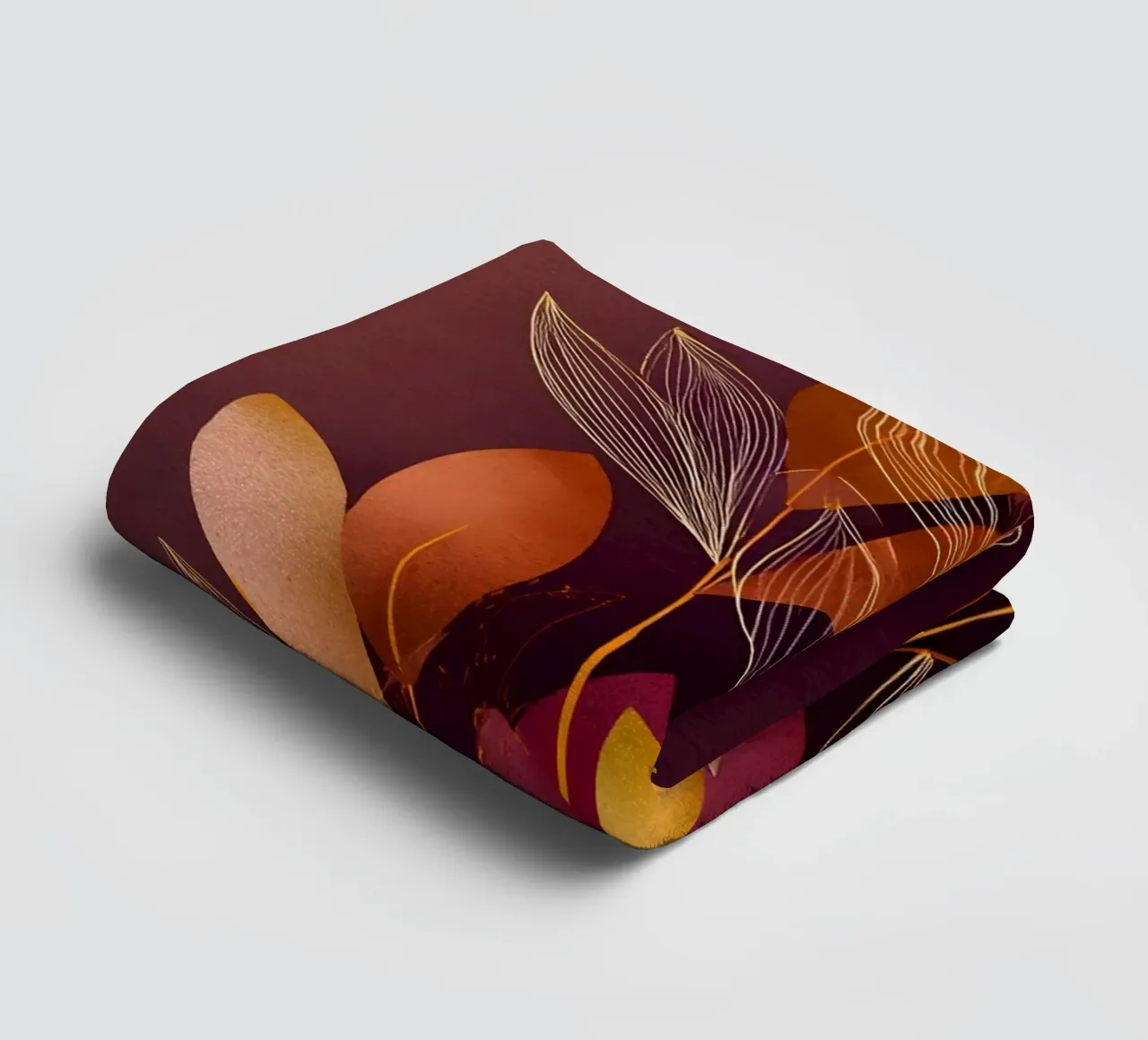 Abstract Botanical Shapes asciugamano da bagno da Gypsy Galleria