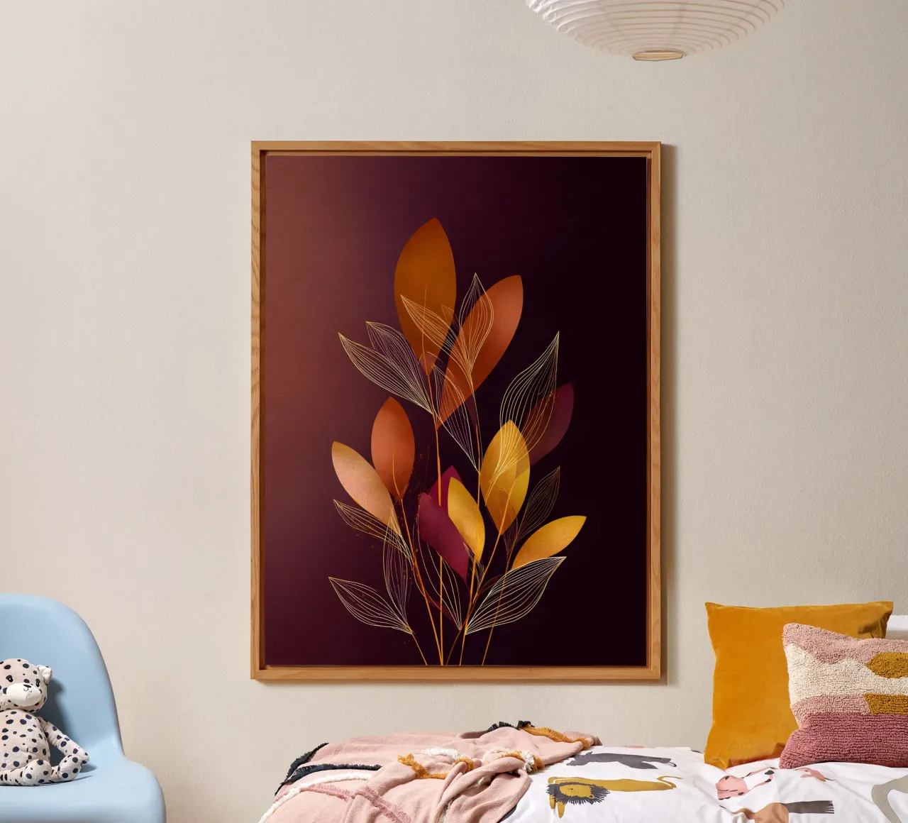 Abstract Botanical Shapes alluminio dibond da Gypsy Galleria