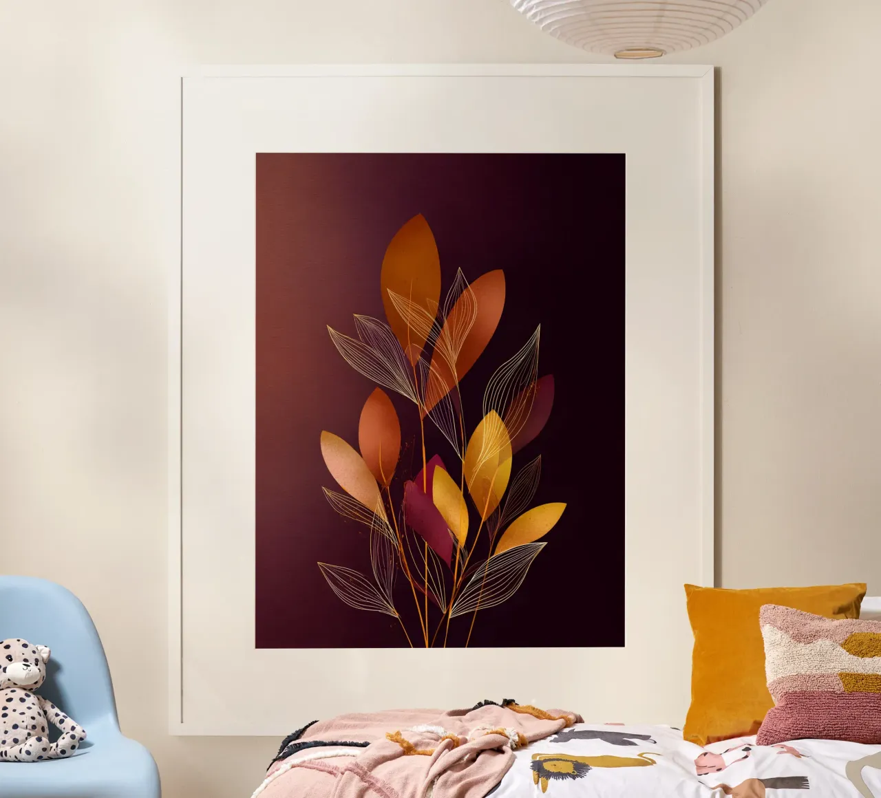 Abstract Botanical Shapes poster de Gypsy Galleria