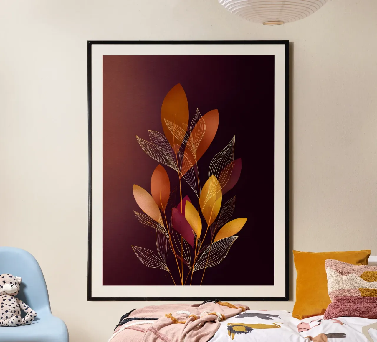 Abstract Botanical Shapes poster de Gypsy Galleria