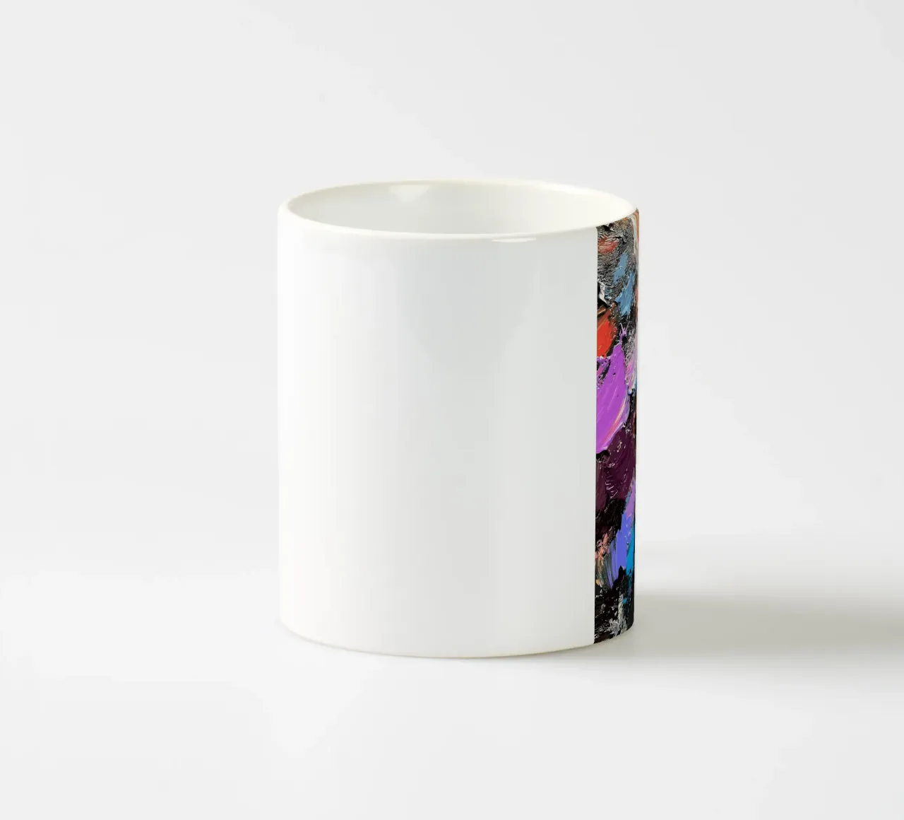 Tavolozza dei colori a pennello tazza in ceramica da pixelbull - medieval art and more
