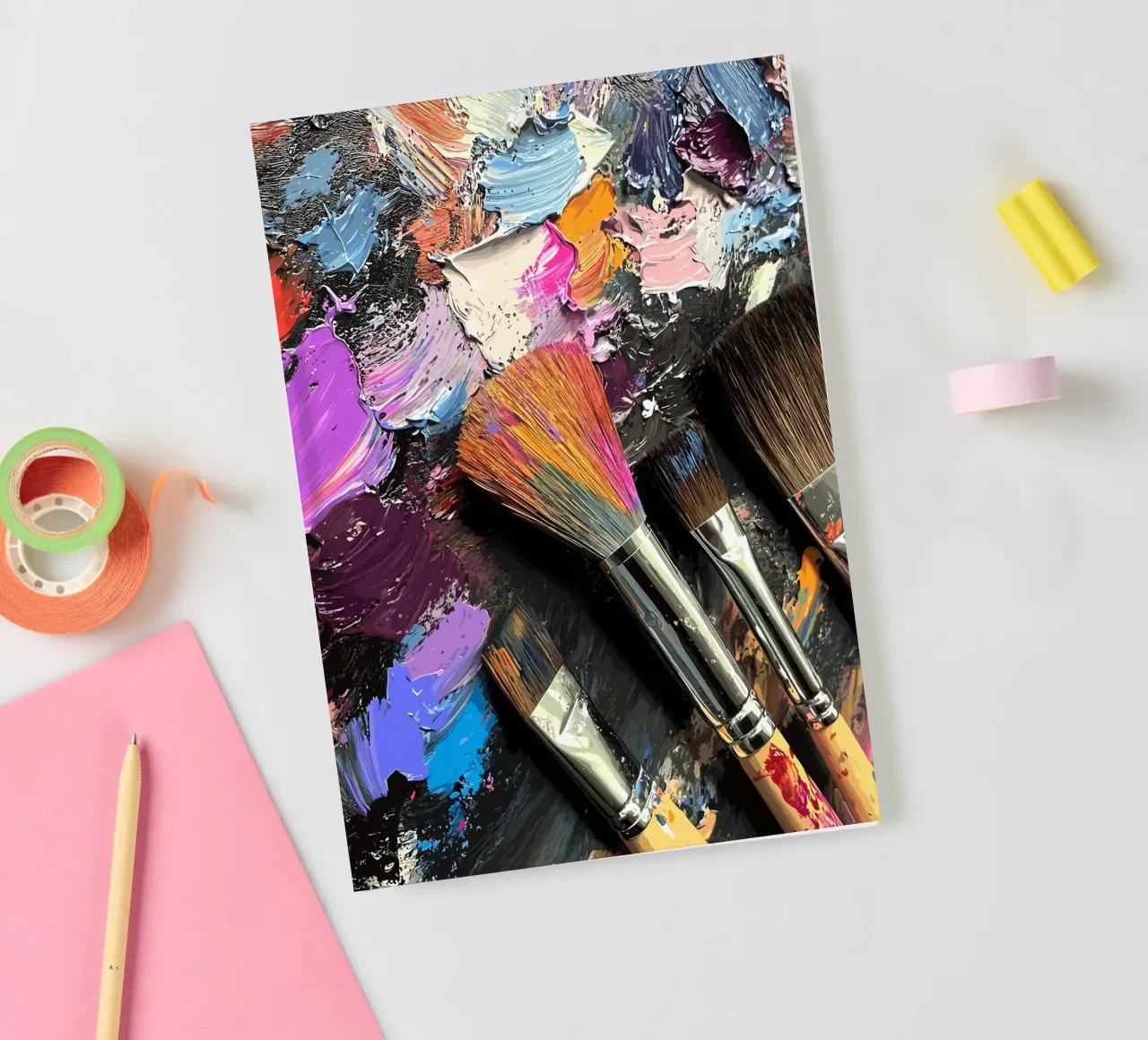 Brush on colour palette notebook by pixelbull - medieval art and more