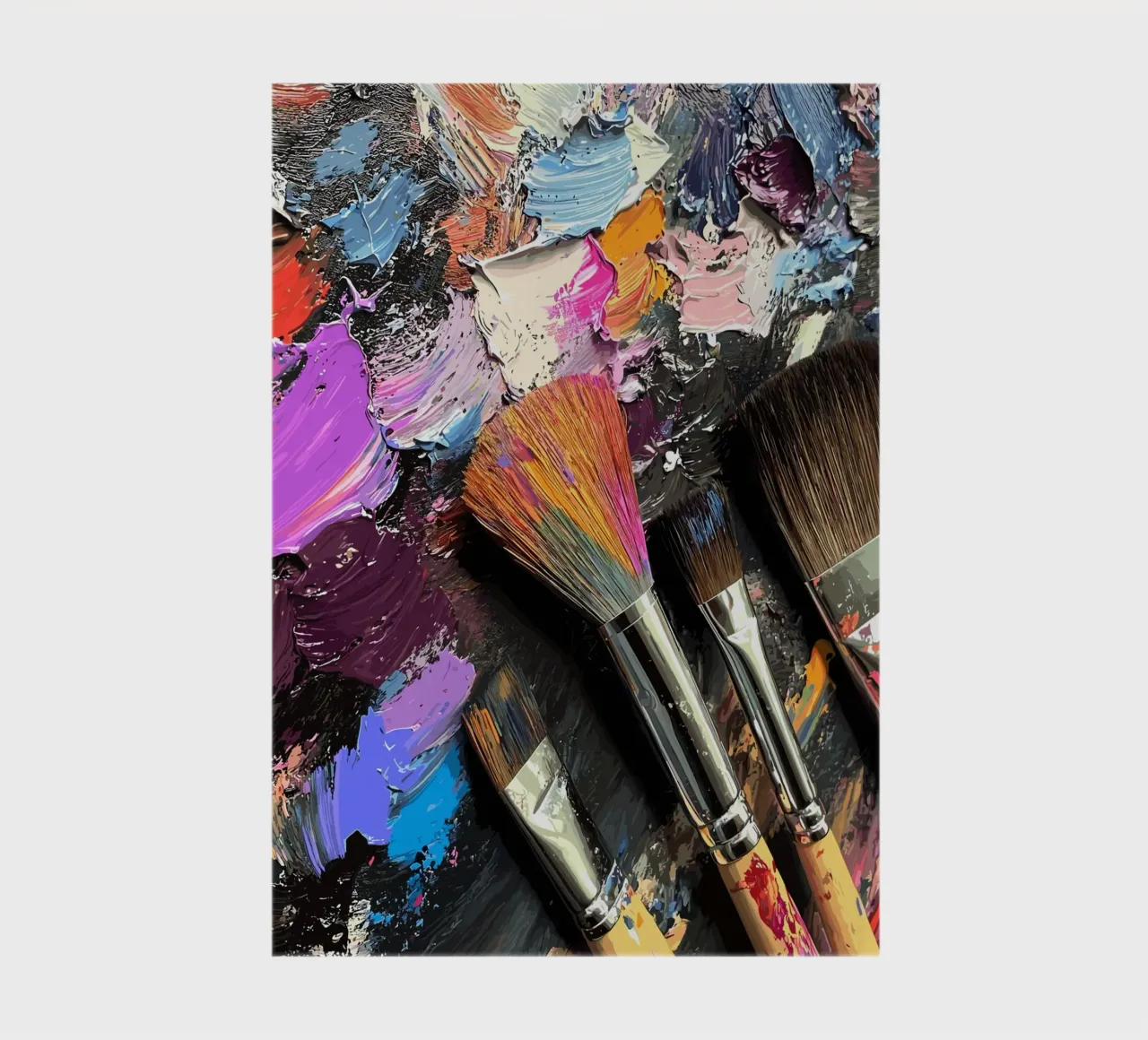 Brush on colour palette notebook by pixelbull - medieval art and more