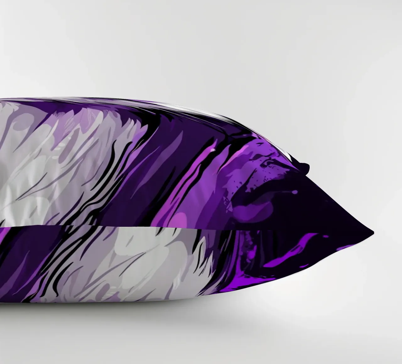 Furetti viola in stile urban splash cuscino da pixelbull - medieval art and more