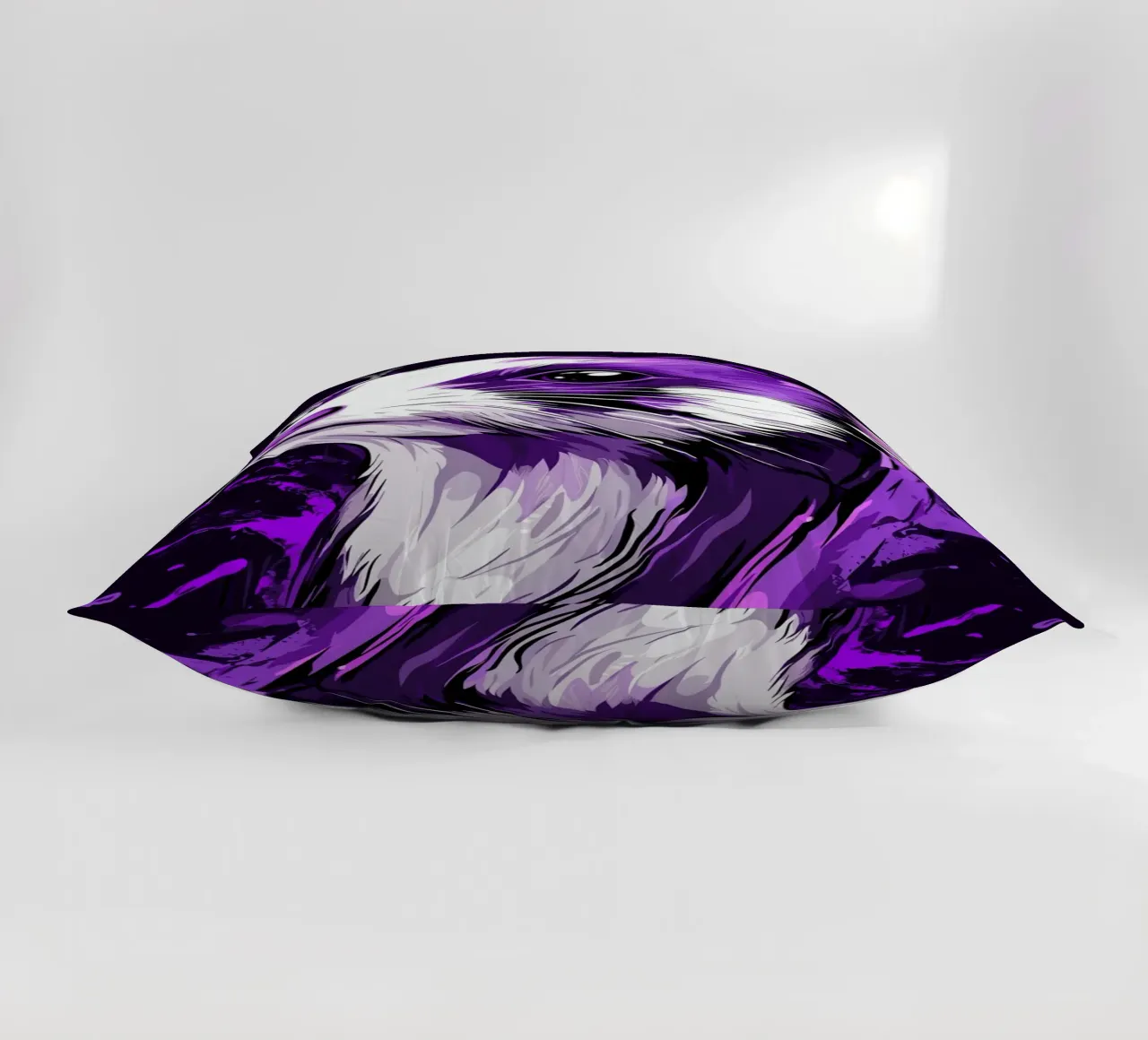 Furetti viola in stile urban splash cuscino da pixelbull - medieval art and more
